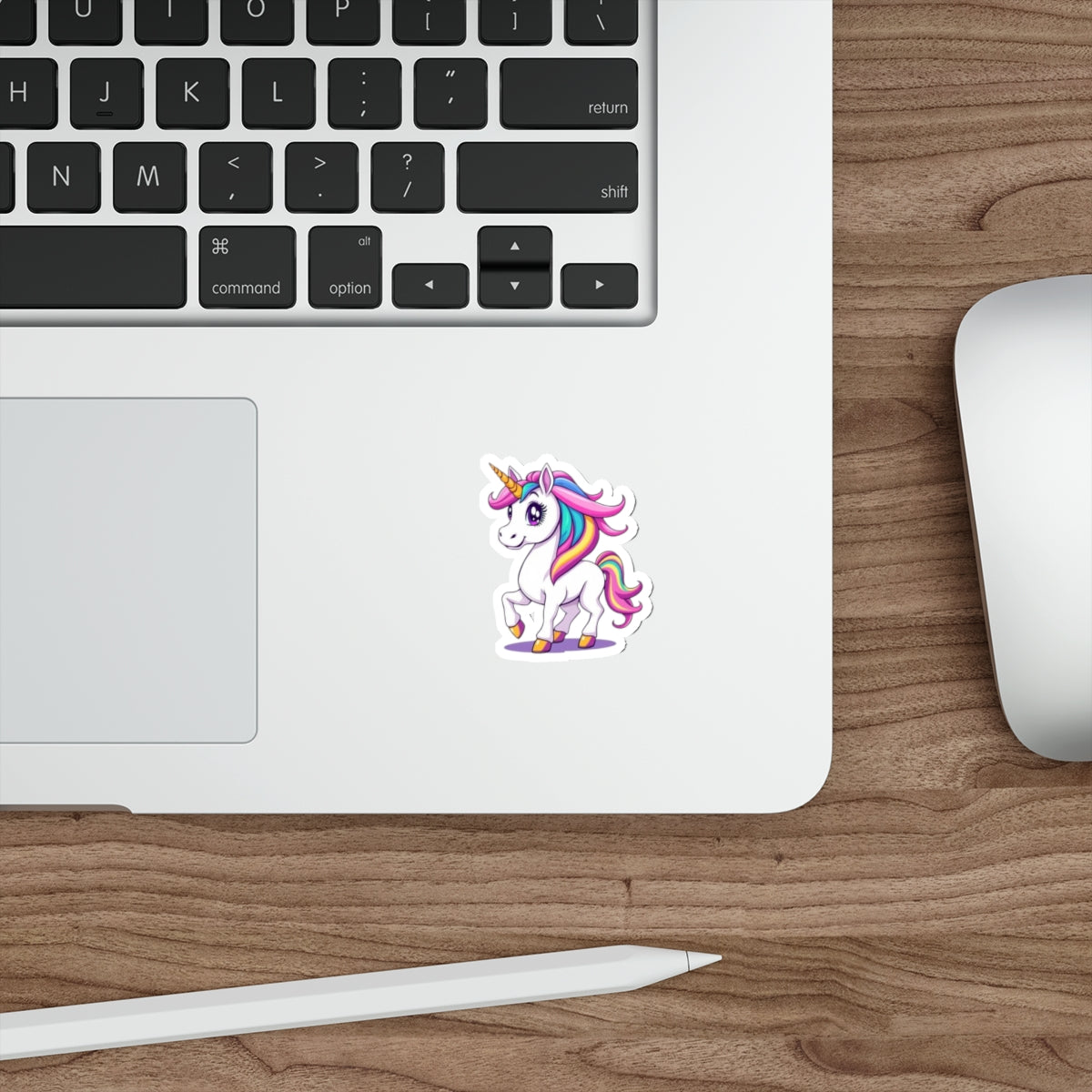 Die-Cut Stickers - Cute Unicorn - EqualiTees.Me