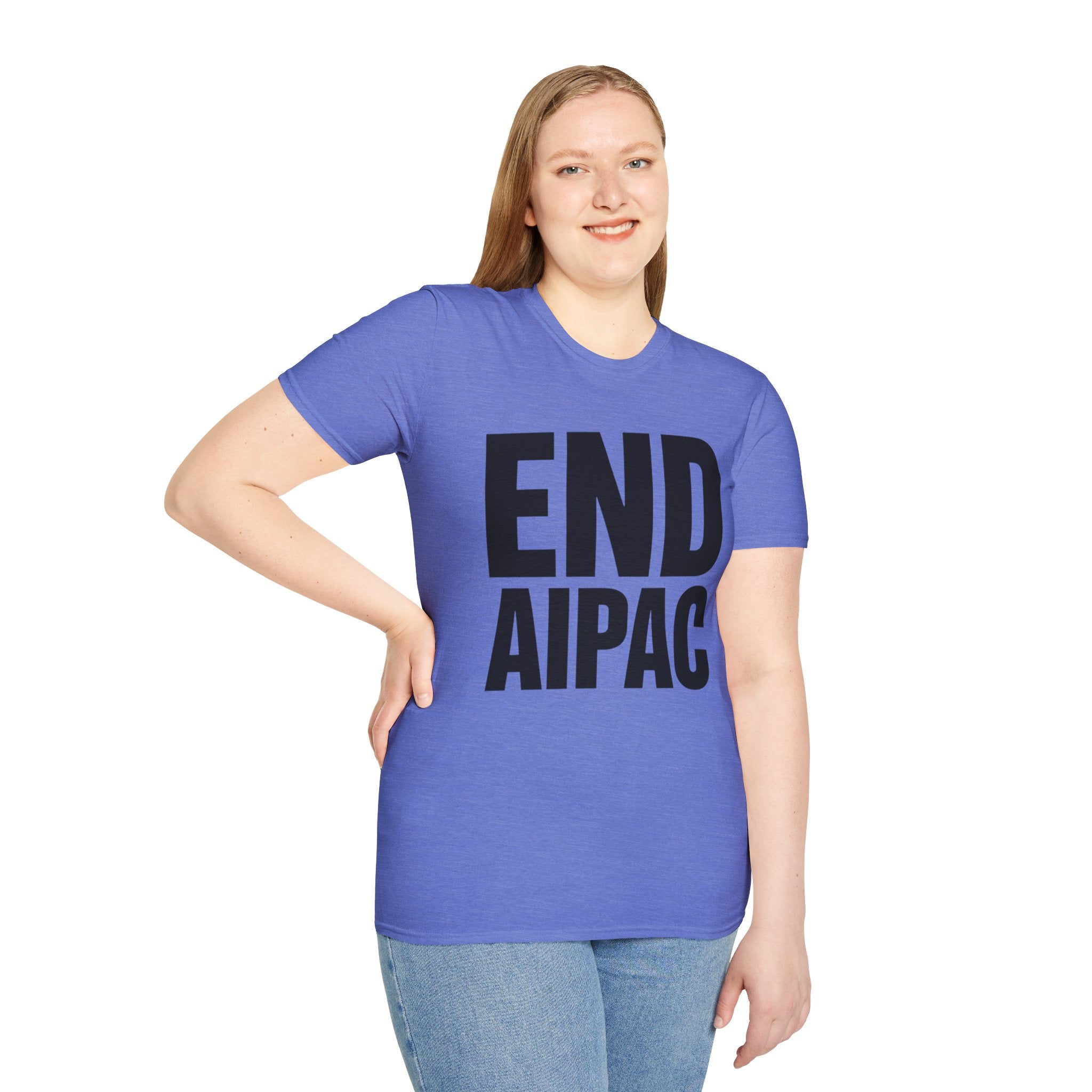 END AIPAC Bold Protest T-Shirt