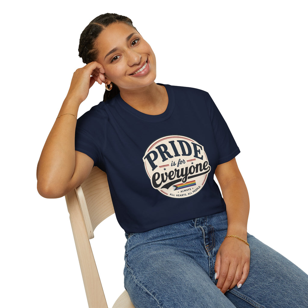 Pride Is for Everyone T-Shirt — Inclusive Retro Pride Tee