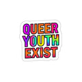 Die-Cut Stickers - QUEER YOUTH EXIST - EqualiTees.Me