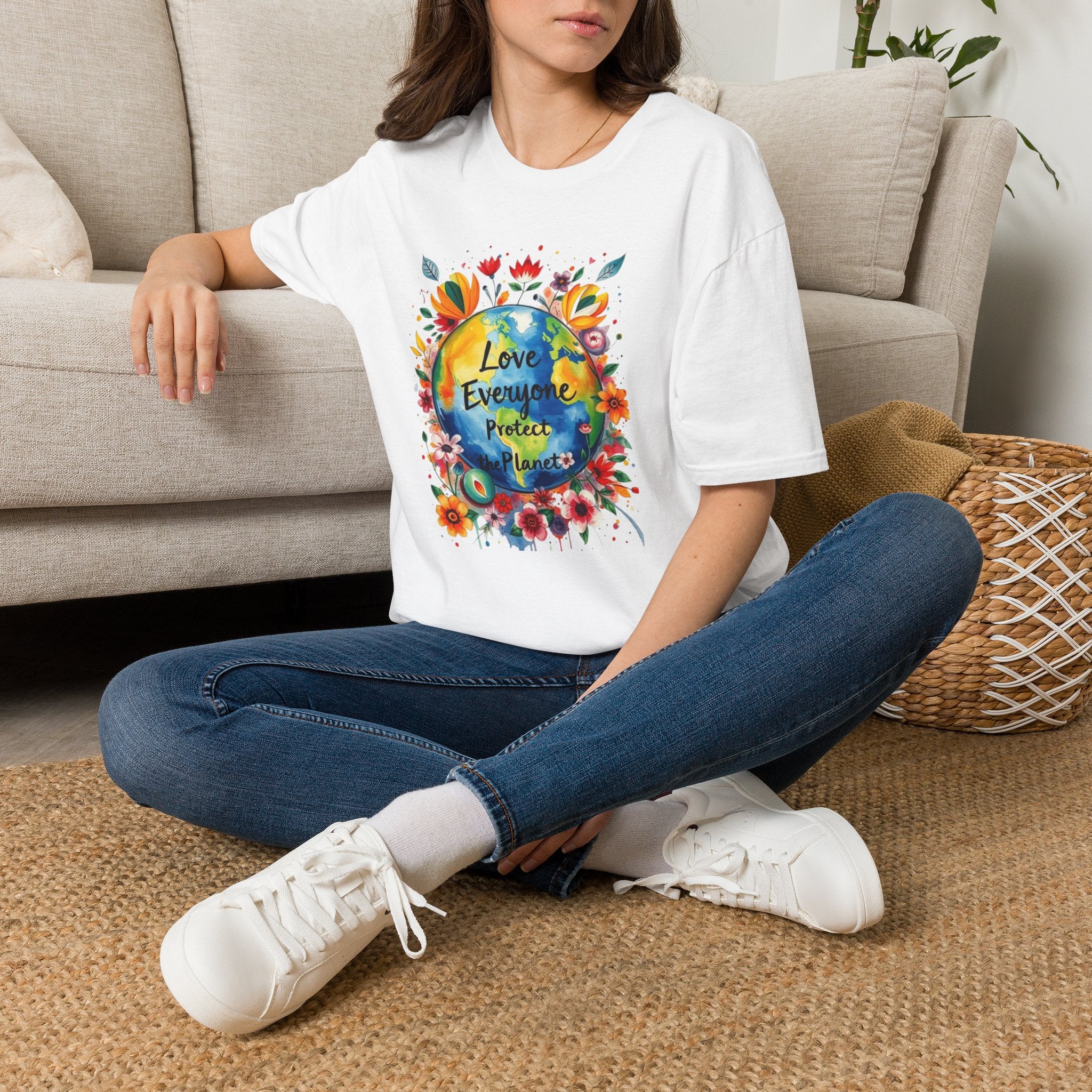 Love Everyone Protect The Planet T-Shirt
