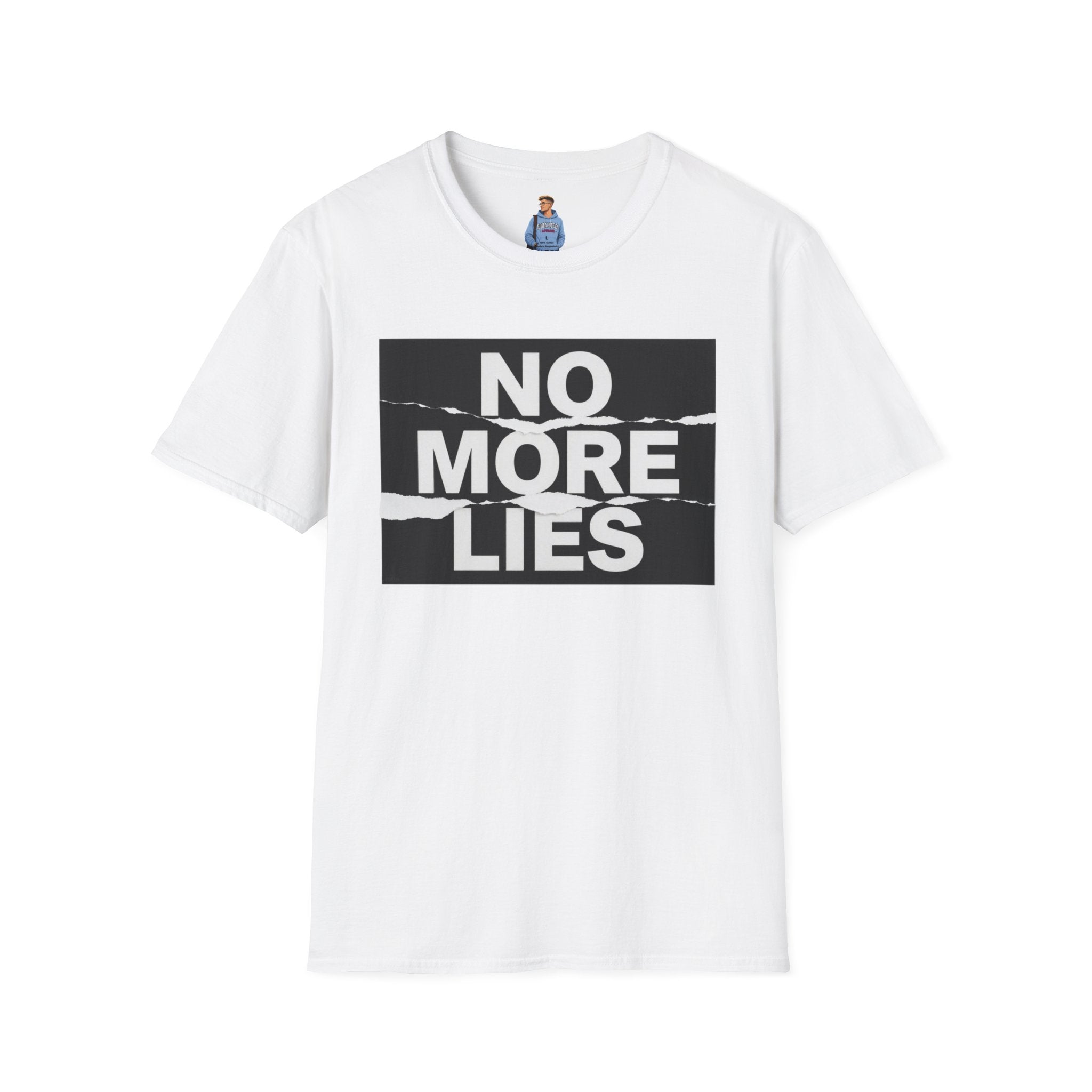 No More Lies T-Shirt — Bold Protest Graphic Tee