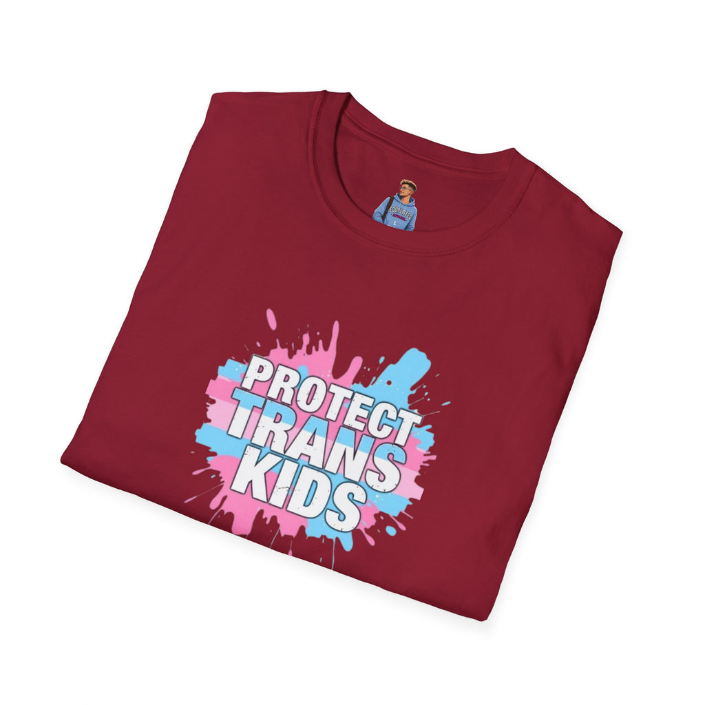 Camiseta unisex infantil "Protect Trans" - Ropa de apoyo LGBTQ+