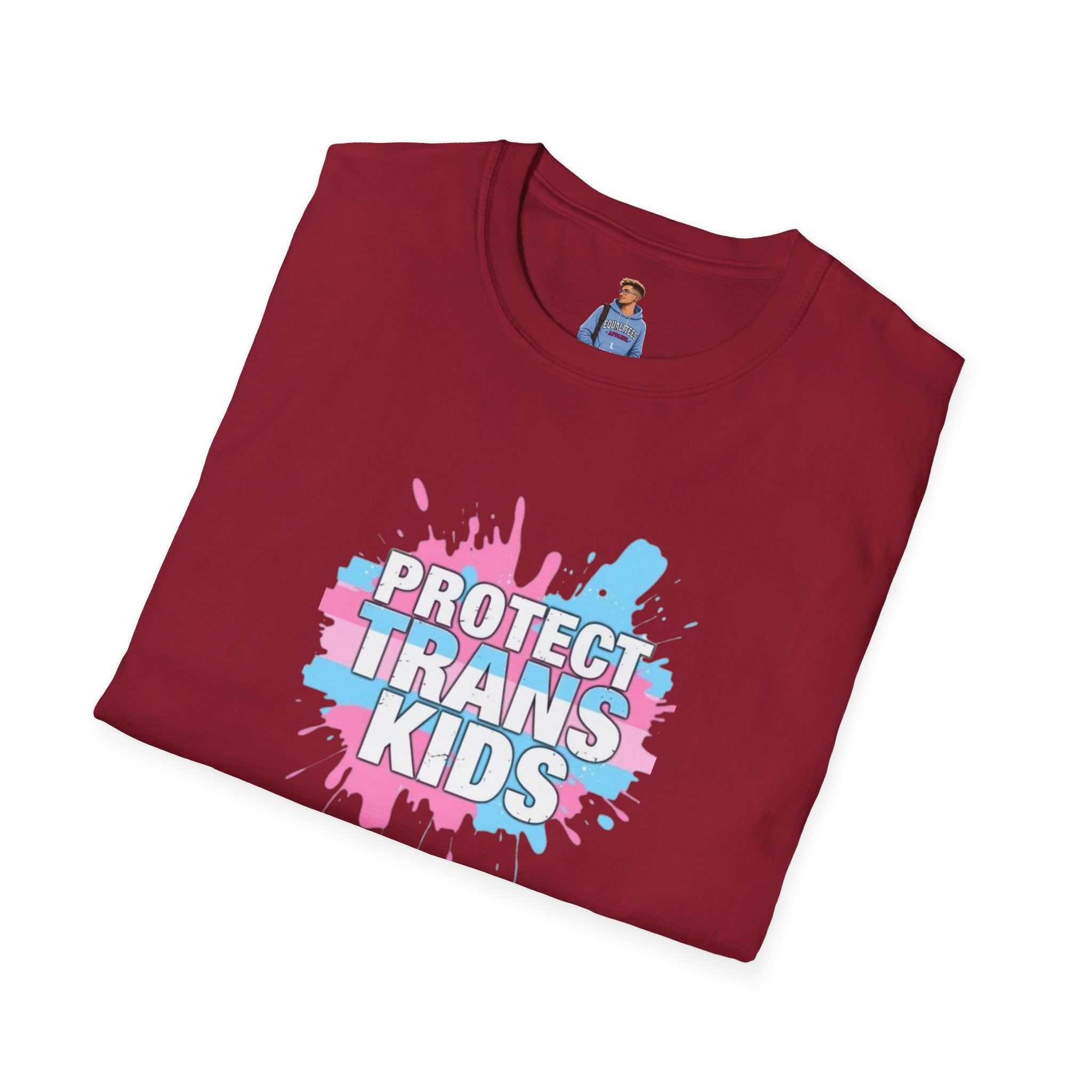 Camiseta unisex infantil "Protect Trans" - Ropa de apoyo LGBTQ+