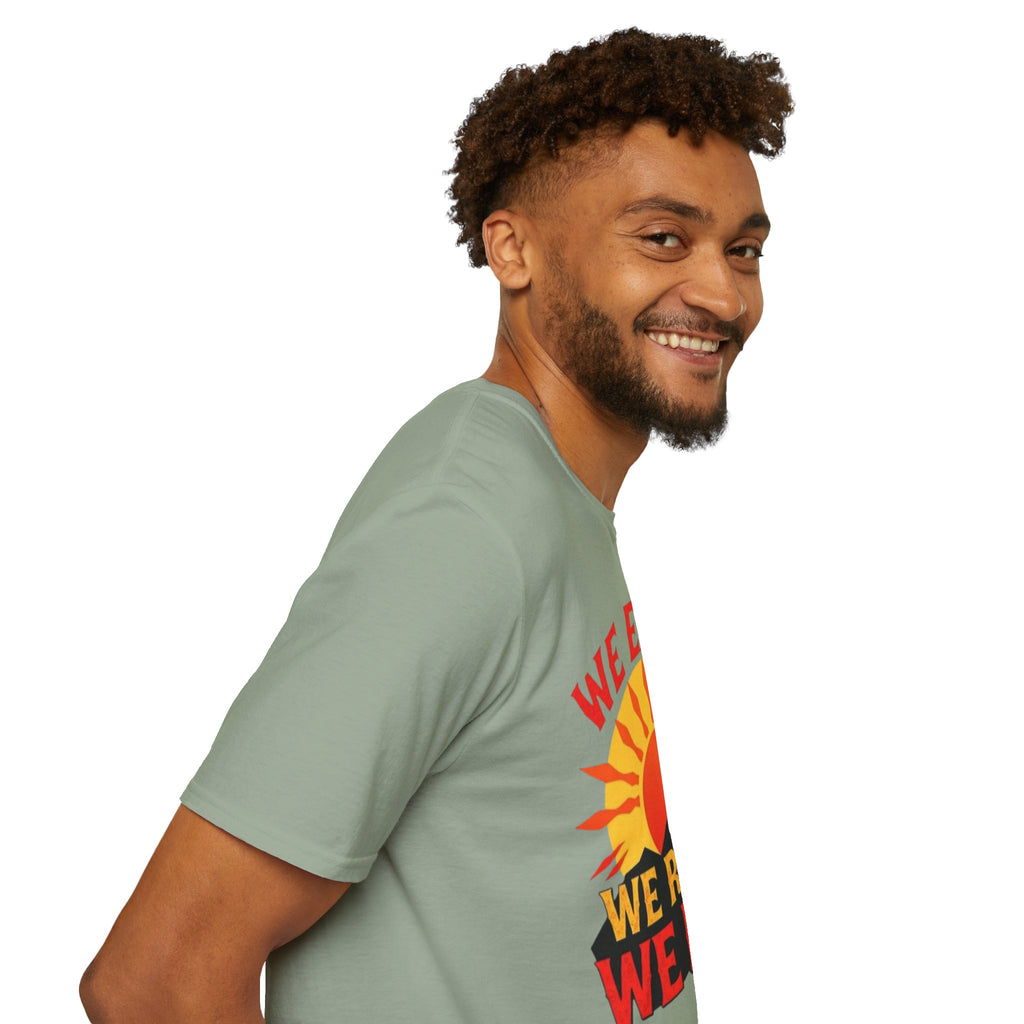 Unisex Softstyle T-Shirt, We Exist We Resist We Rise