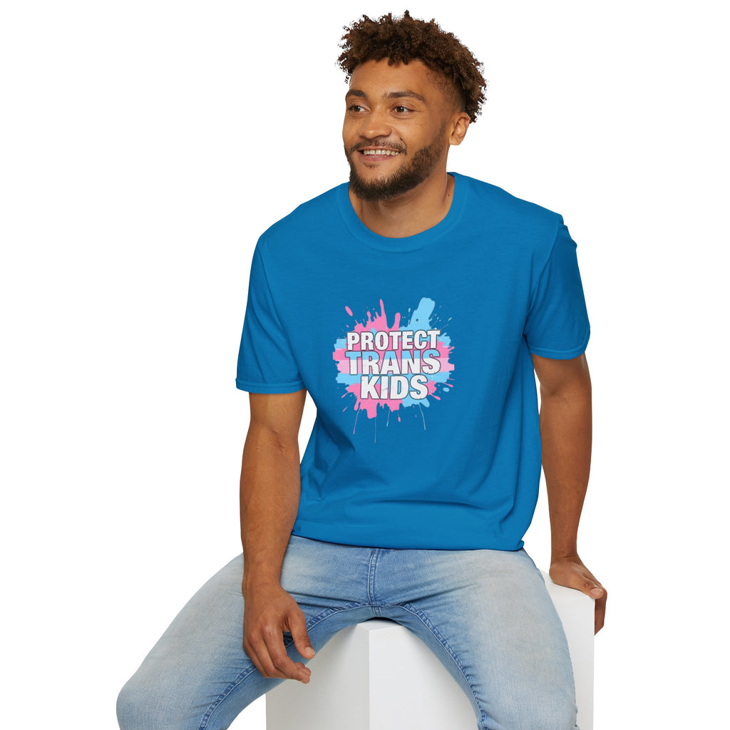 Camiseta unisex infantil "Protect Trans" - Ropa de apoyo LGBTQ+