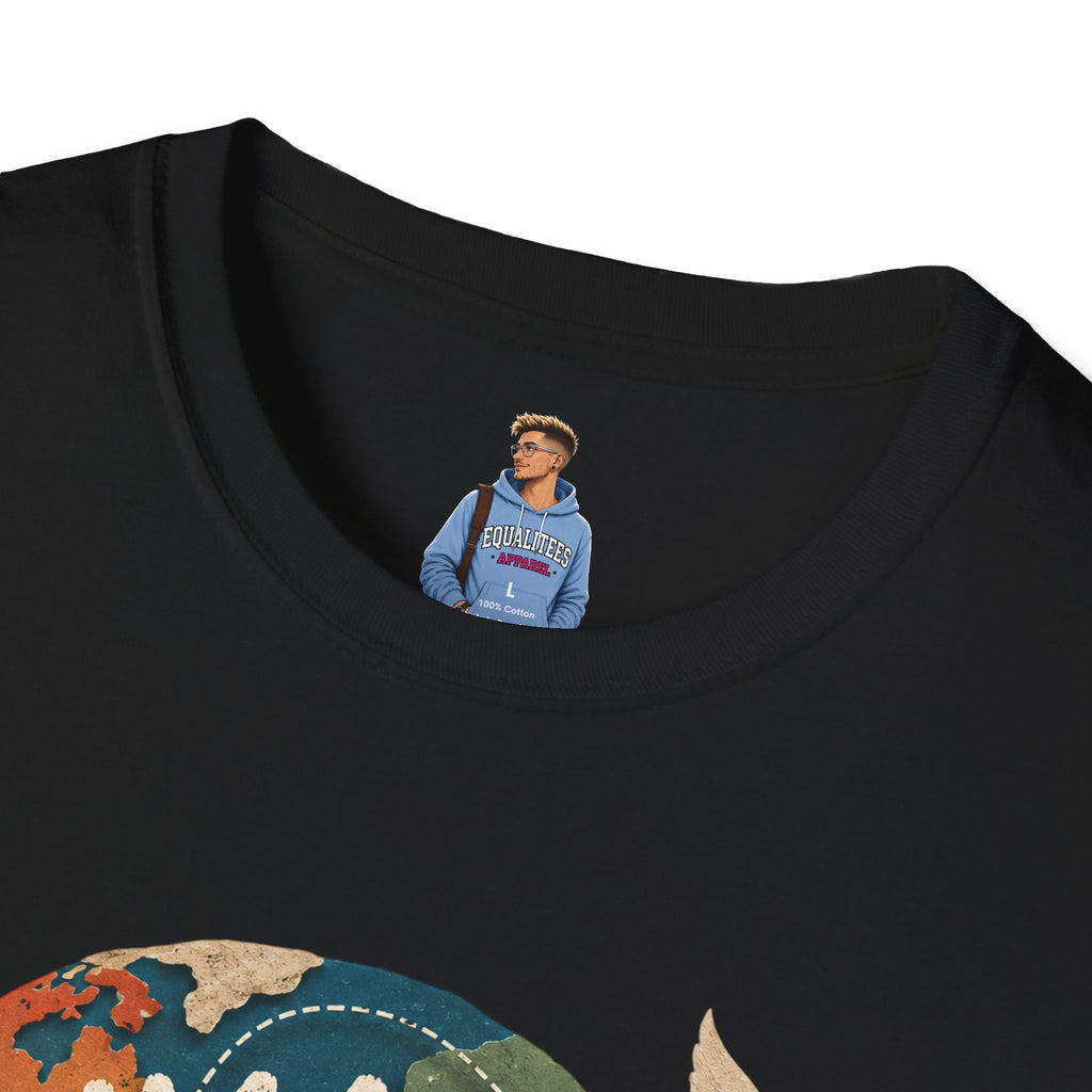 Humanity Has No Borders T-Shirt — Earth & Peace Graphic Tee