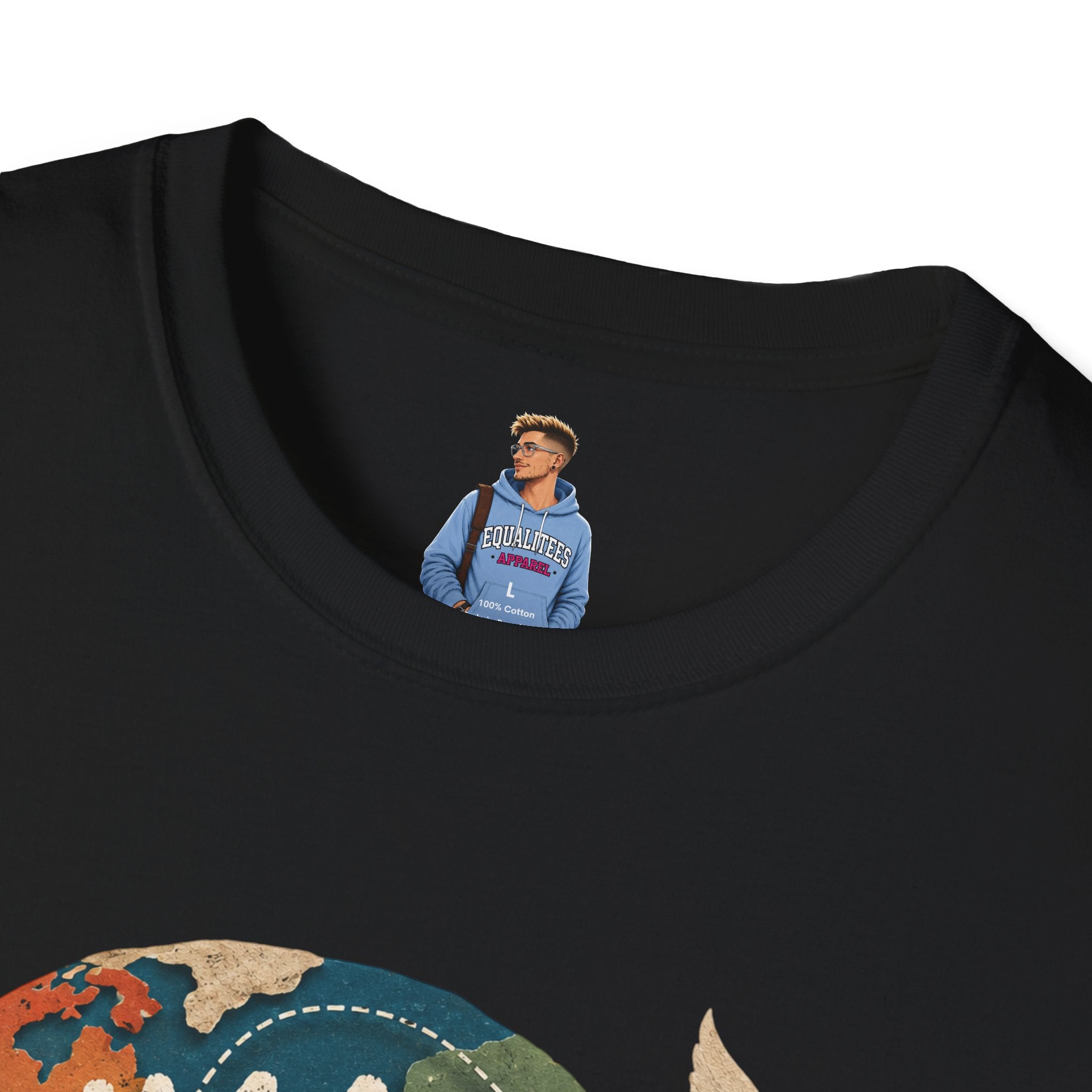 Humanity Has No Borders T-Shirt — Earth & Peace Graphic Tee