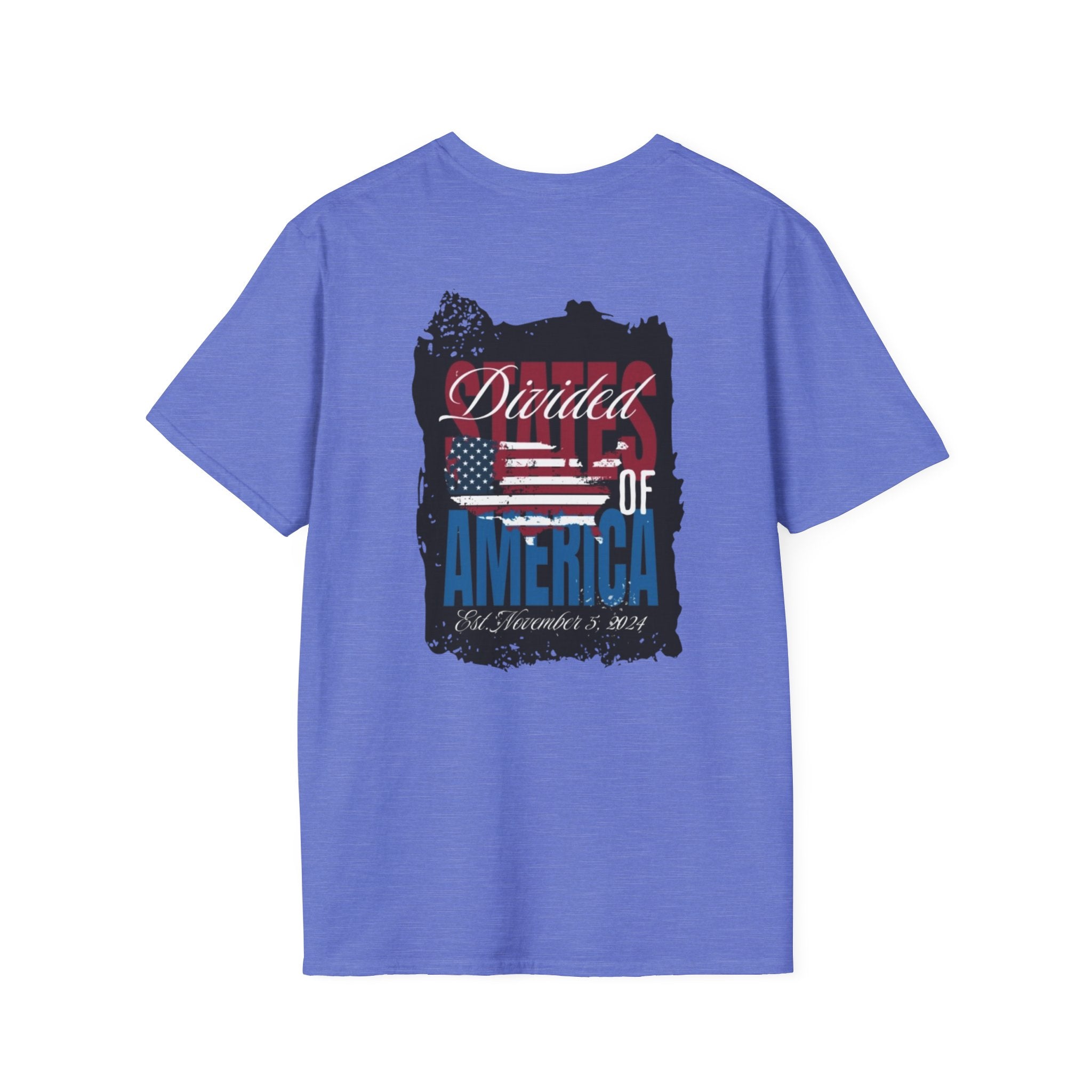 Divided States of America Graphic Tee Softstyle Unisex T-Shirt