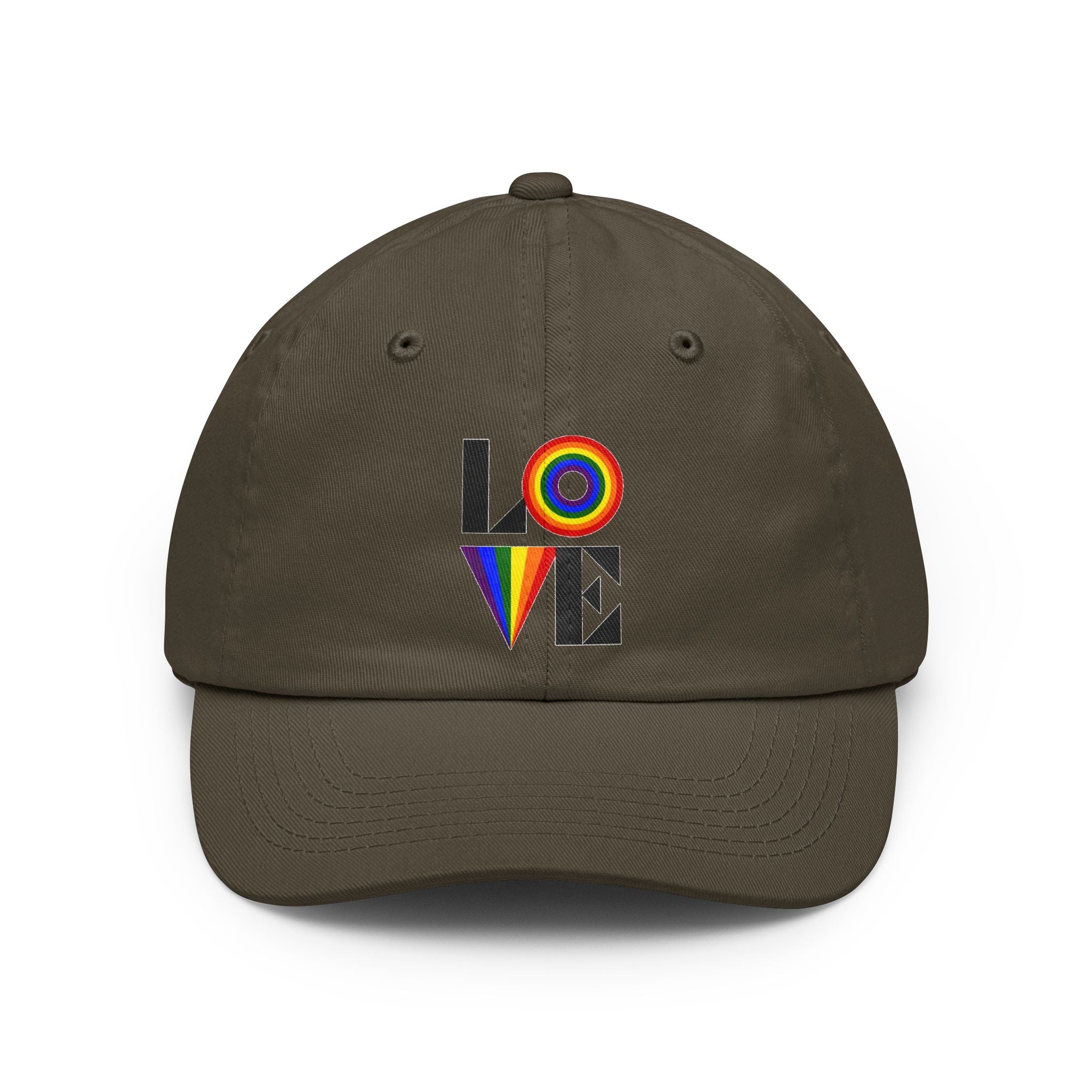 Pride Rainbow LOVE Hat – Classic Baseball Cap