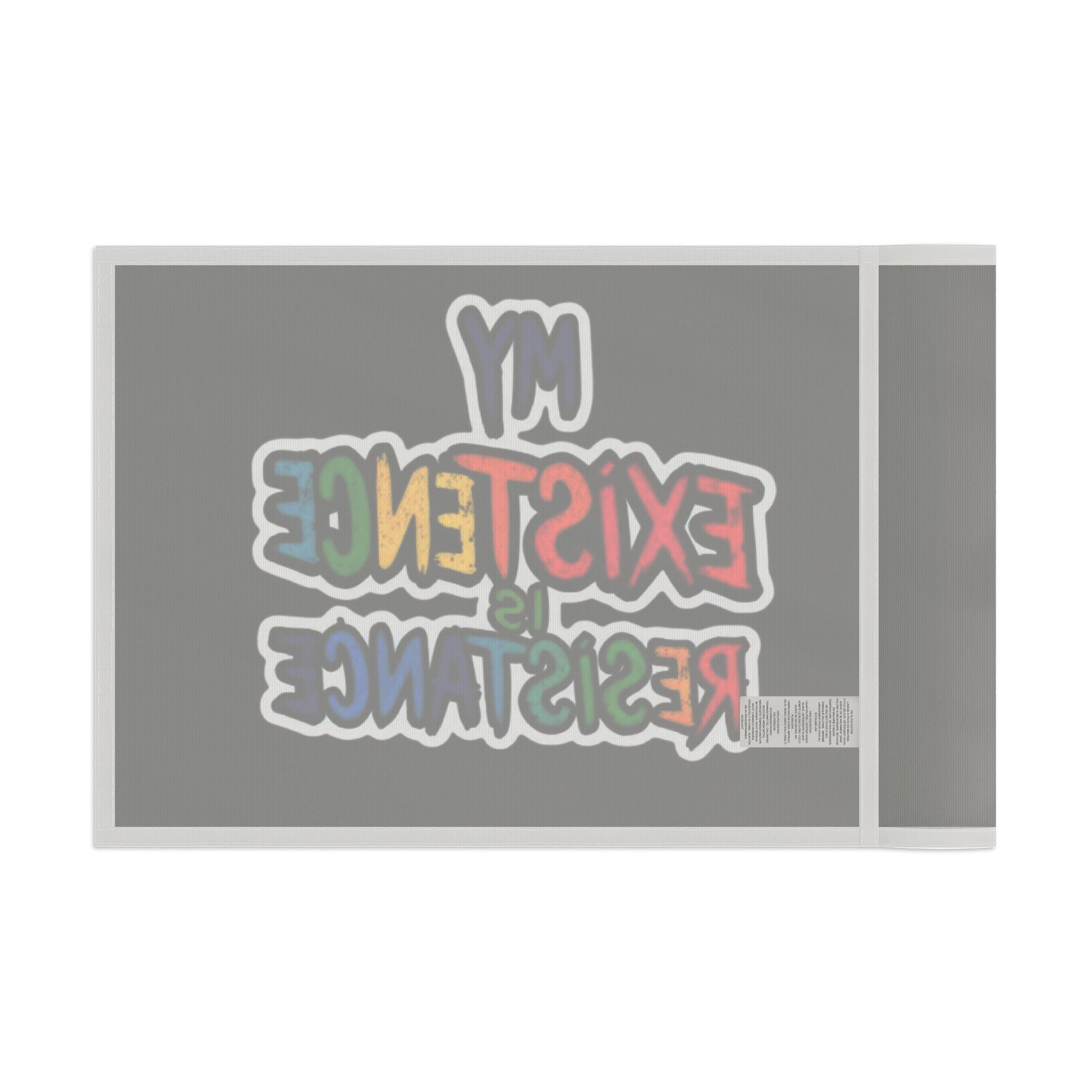 My Existence is Resistance Rainbow Pride Flag - EqualiTees.Me