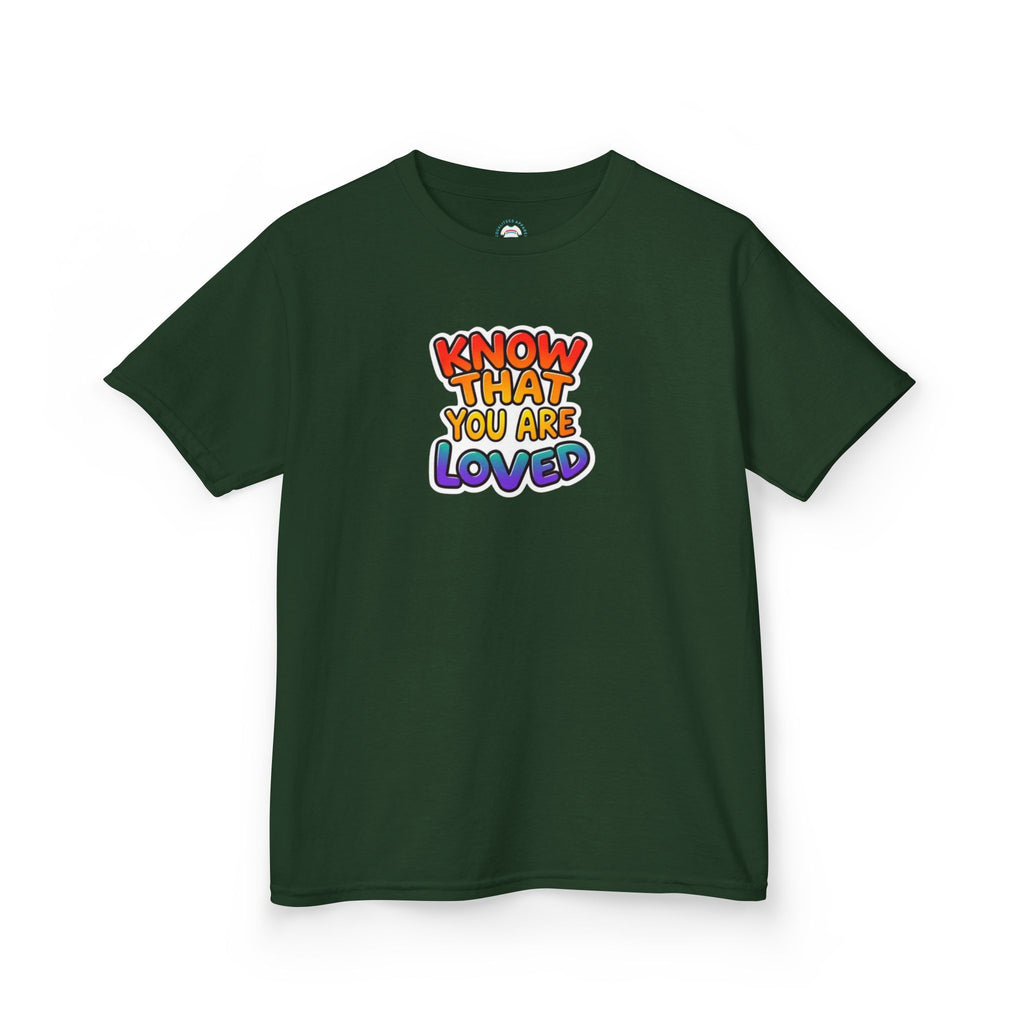 Know That You Are Loved Heavy Cotton™ Tee - Peace Tee for Children - EqualiTees.Me
