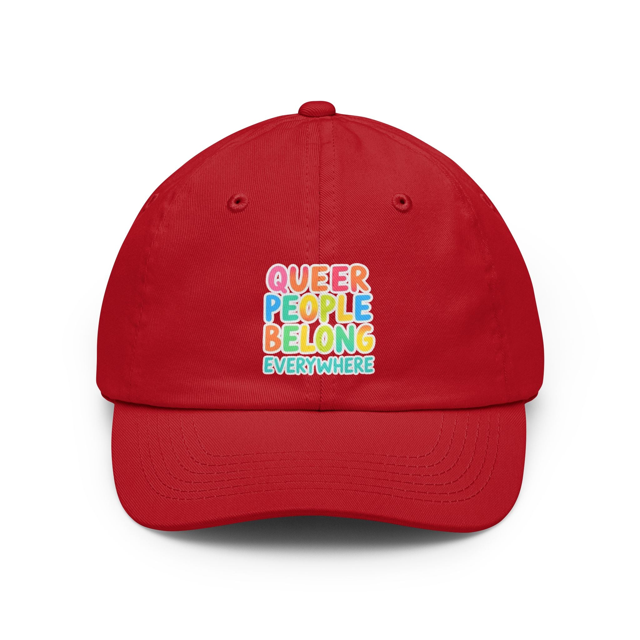 Queer People Belong Everywhere Pride Cap