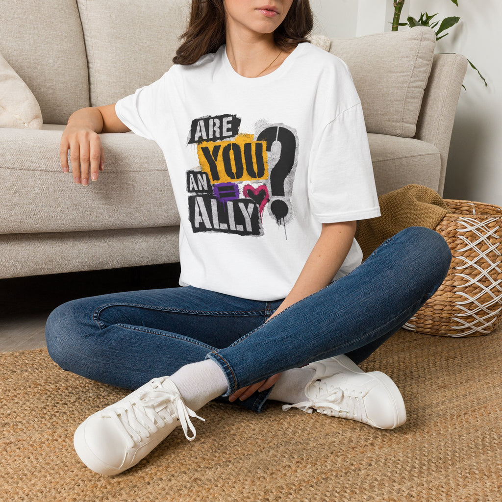 Are You An Ally? Graphic T‑Shirt — Pride & Allyship Tee