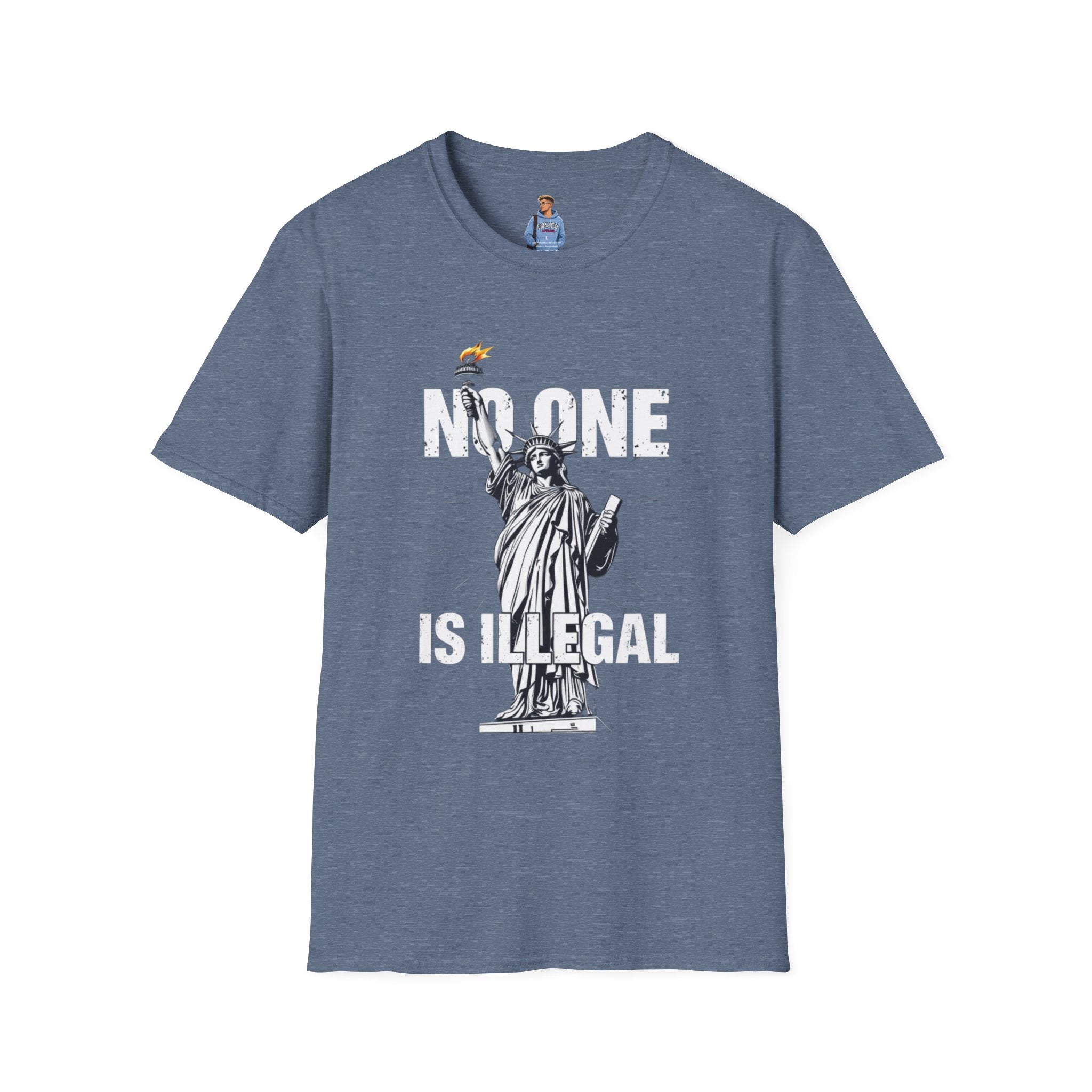 No One Is Illegal Graphic T-shirt