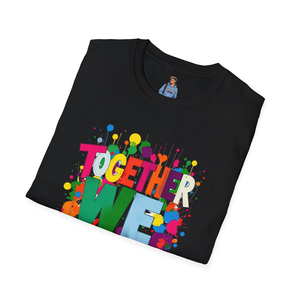 Juntos nos levantamos Camiseta unisex de estilo suave