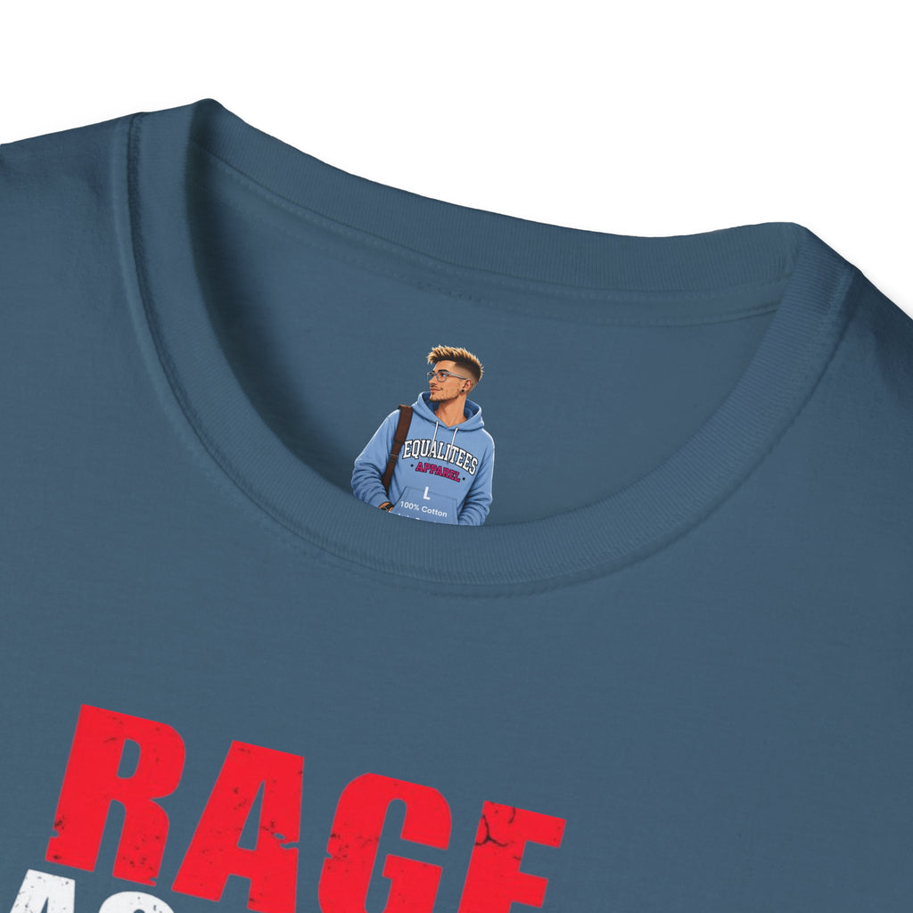 Camiseta unisex Softstyle - Camiseta gráfica "Rage Against the BS"