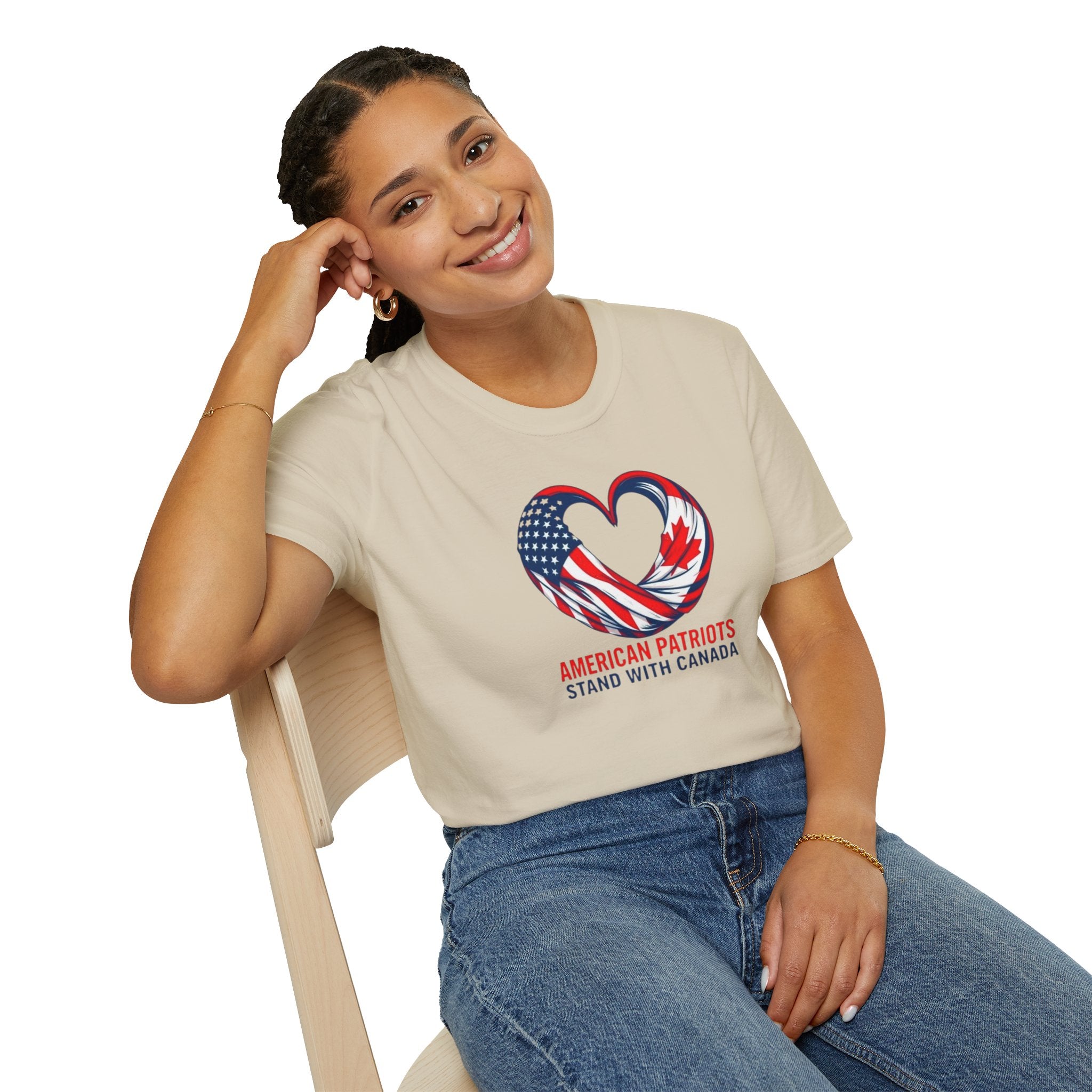 American Patriots Stand with Canada T-shirt