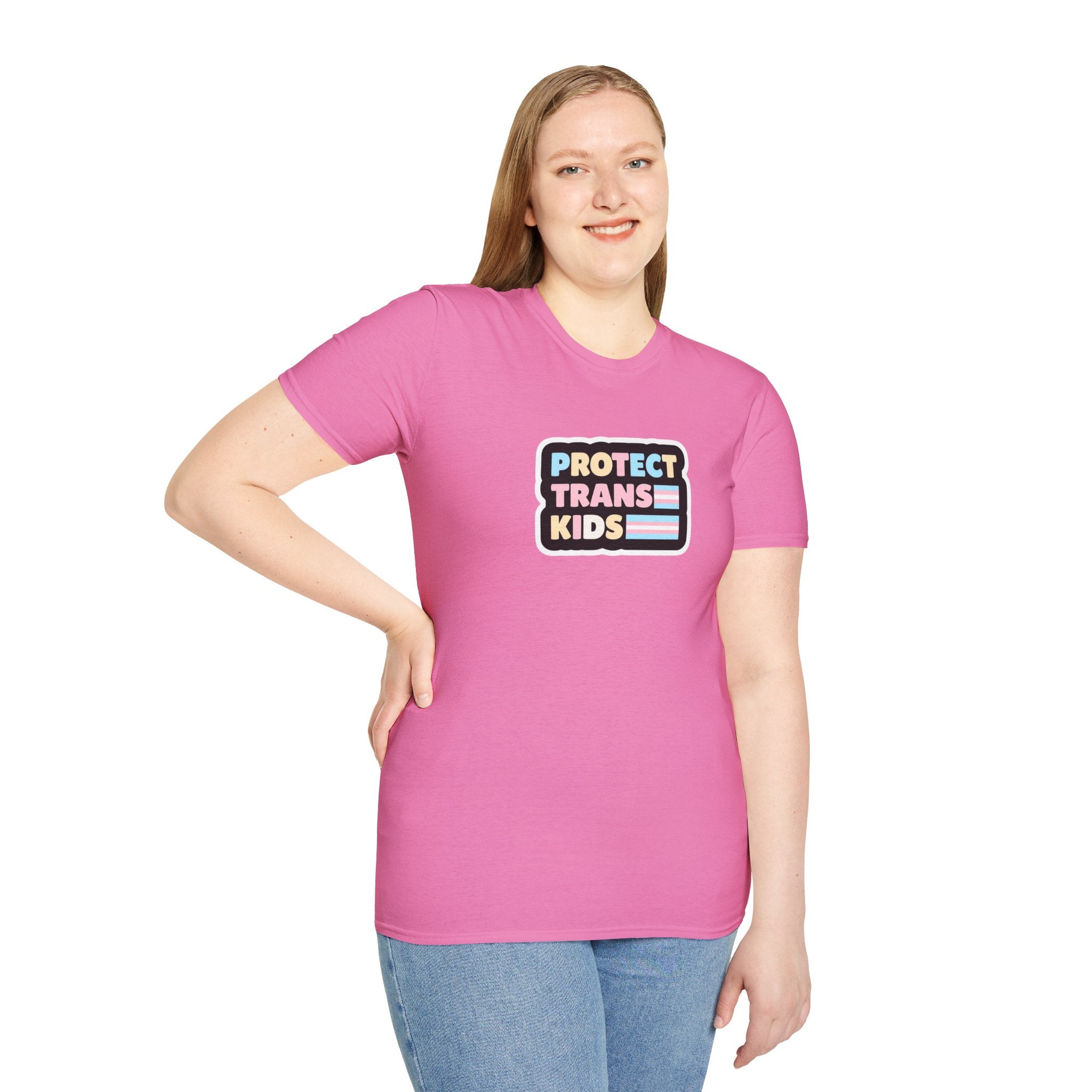 Camiseta unisex de estilo suave "Protect Trans Kids" - Empowerment &amp; Pride Apparel