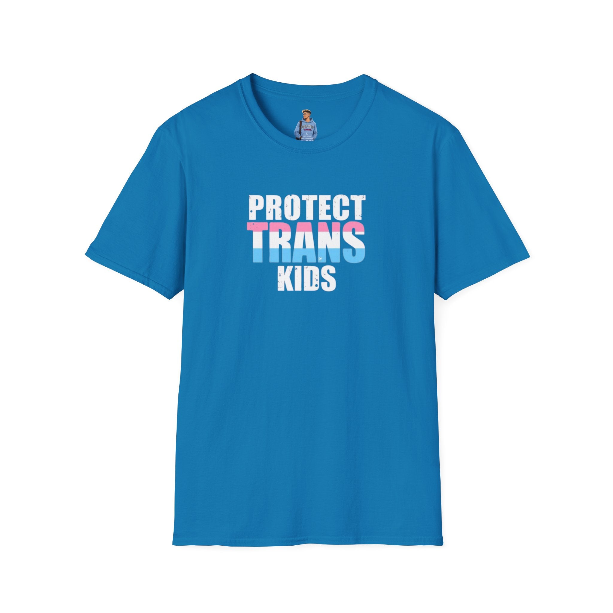 Camiseta unisex Softstyle - PROTEGE A LOS NIÑOS TRANS