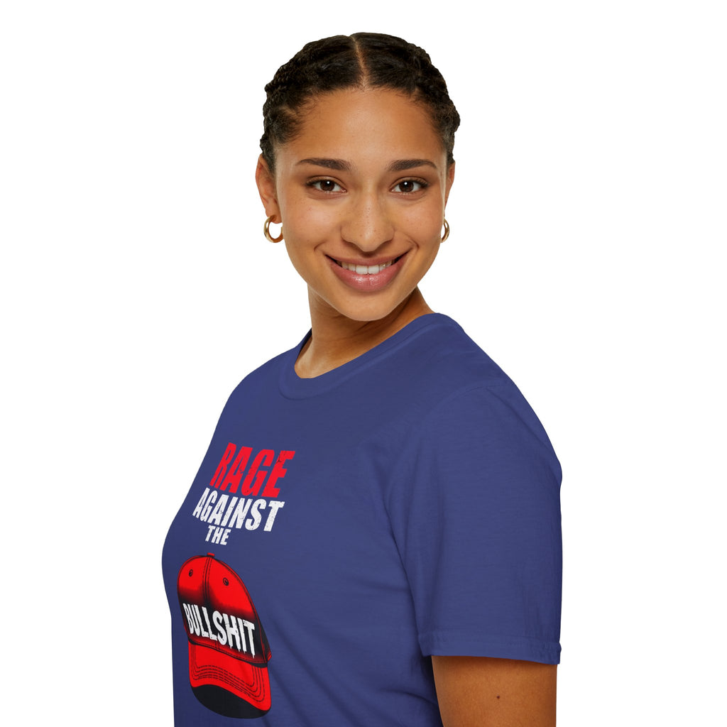 Camiseta unisex Softstyle - Camiseta gráfica "Rage Against the BS"