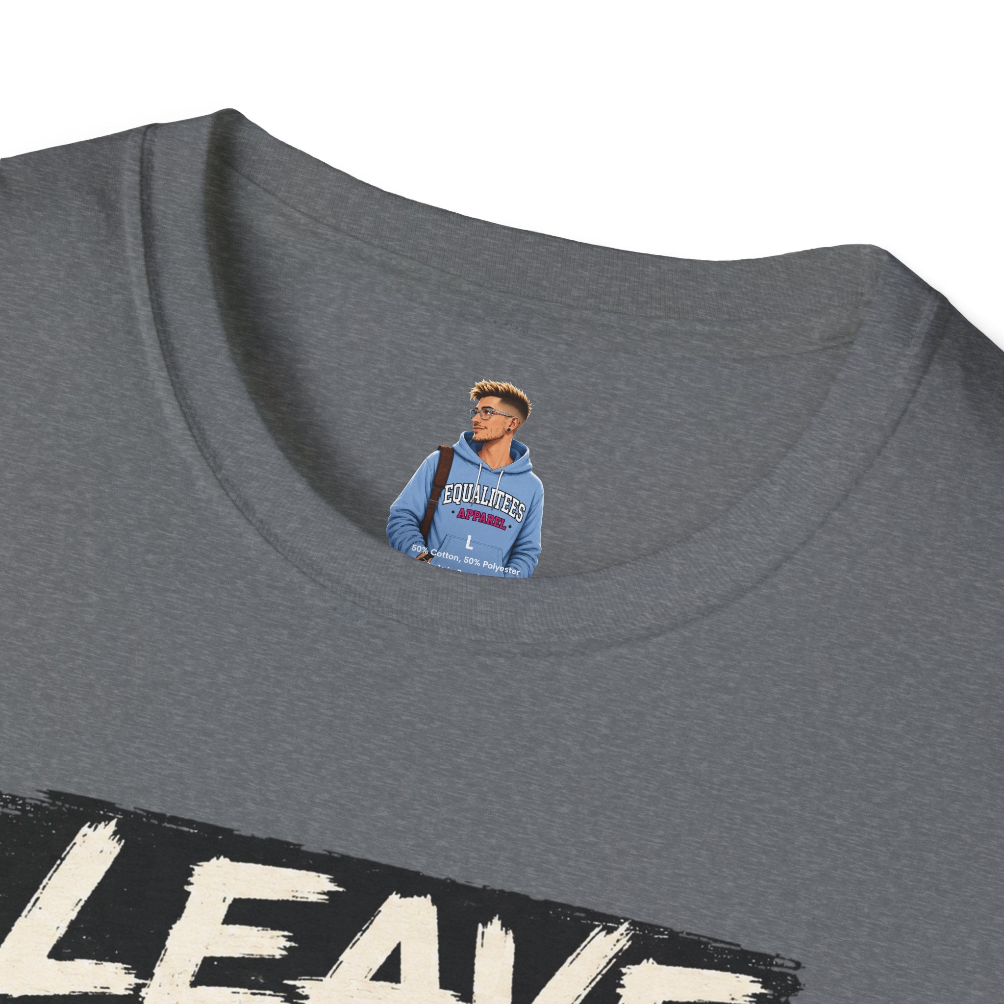 T-Shirt — "Leave Black People Alone" Social Justice Statement Tee
