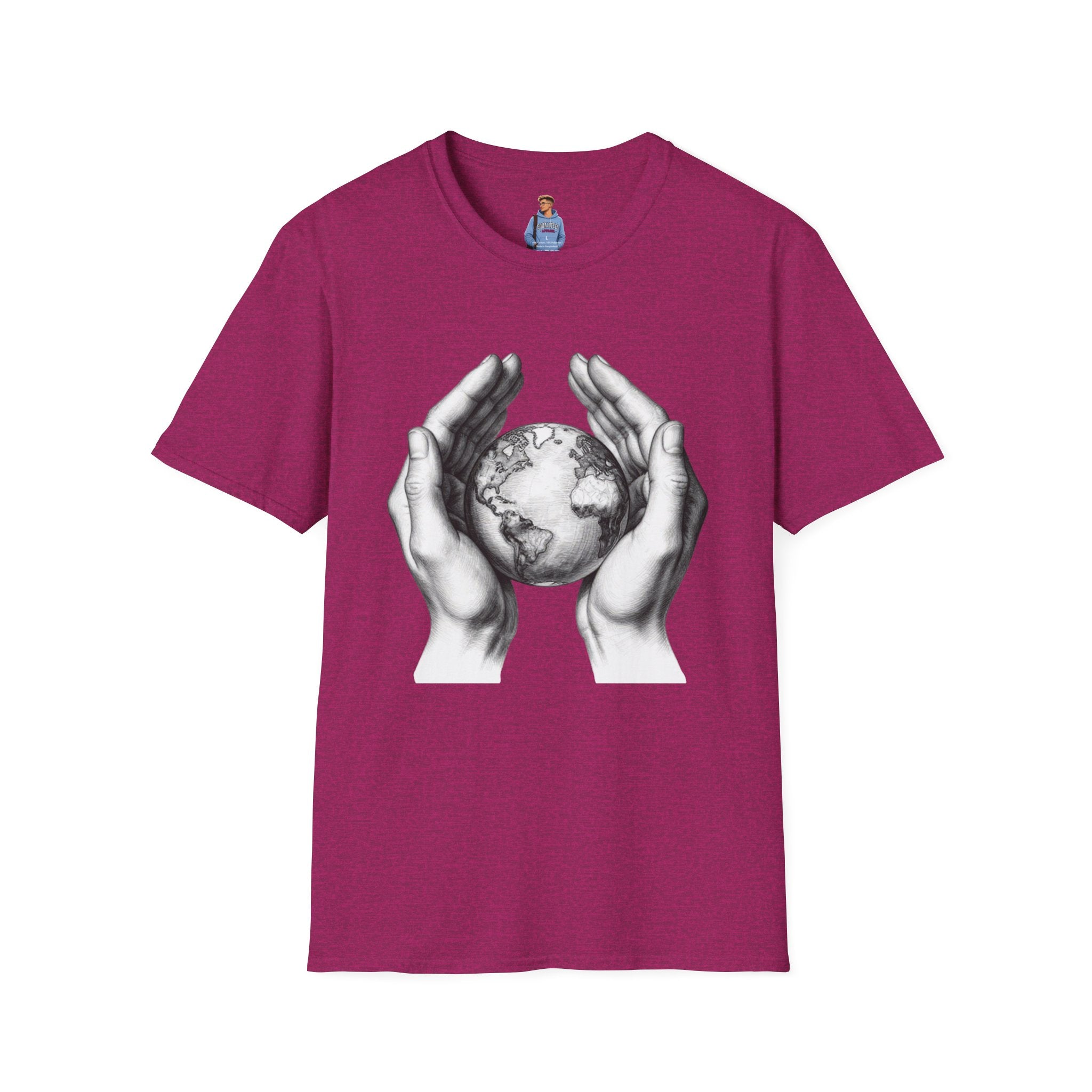 Earth in Your Hands T-Shirt — Protect the Planet Graphic Tee