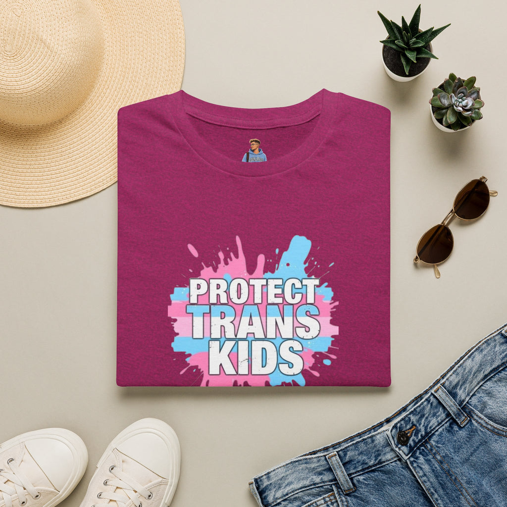 Camiseta unisex infantil "Protect Trans" - Ropa de apoyo LGBTQ+