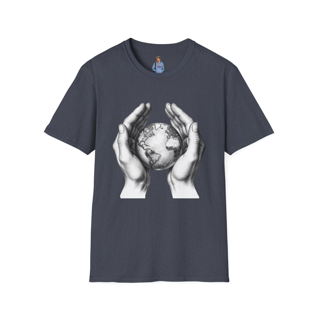 Earth in Your Hands T-Shirt — Protect the Planet Graphic Tee