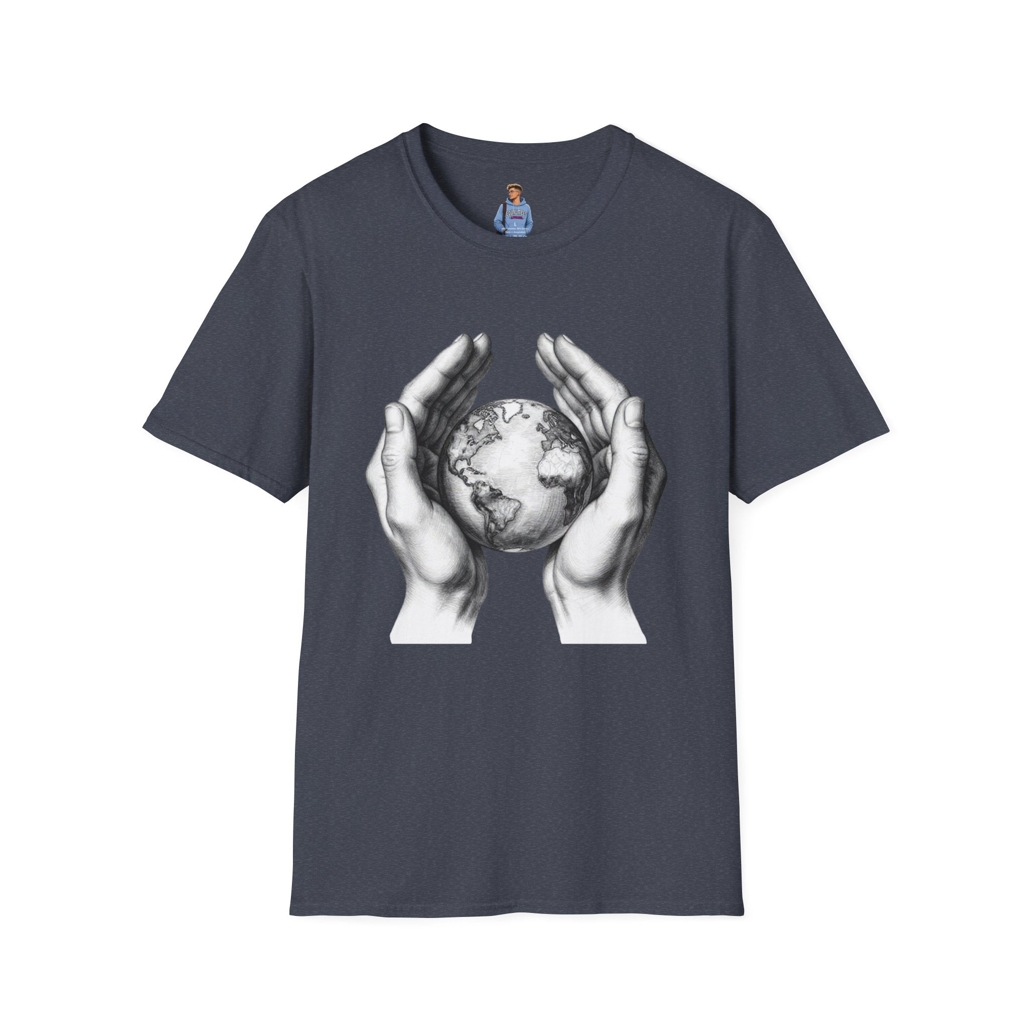 Earth in Your Hands T-Shirt — Protect the Planet Graphic Tee