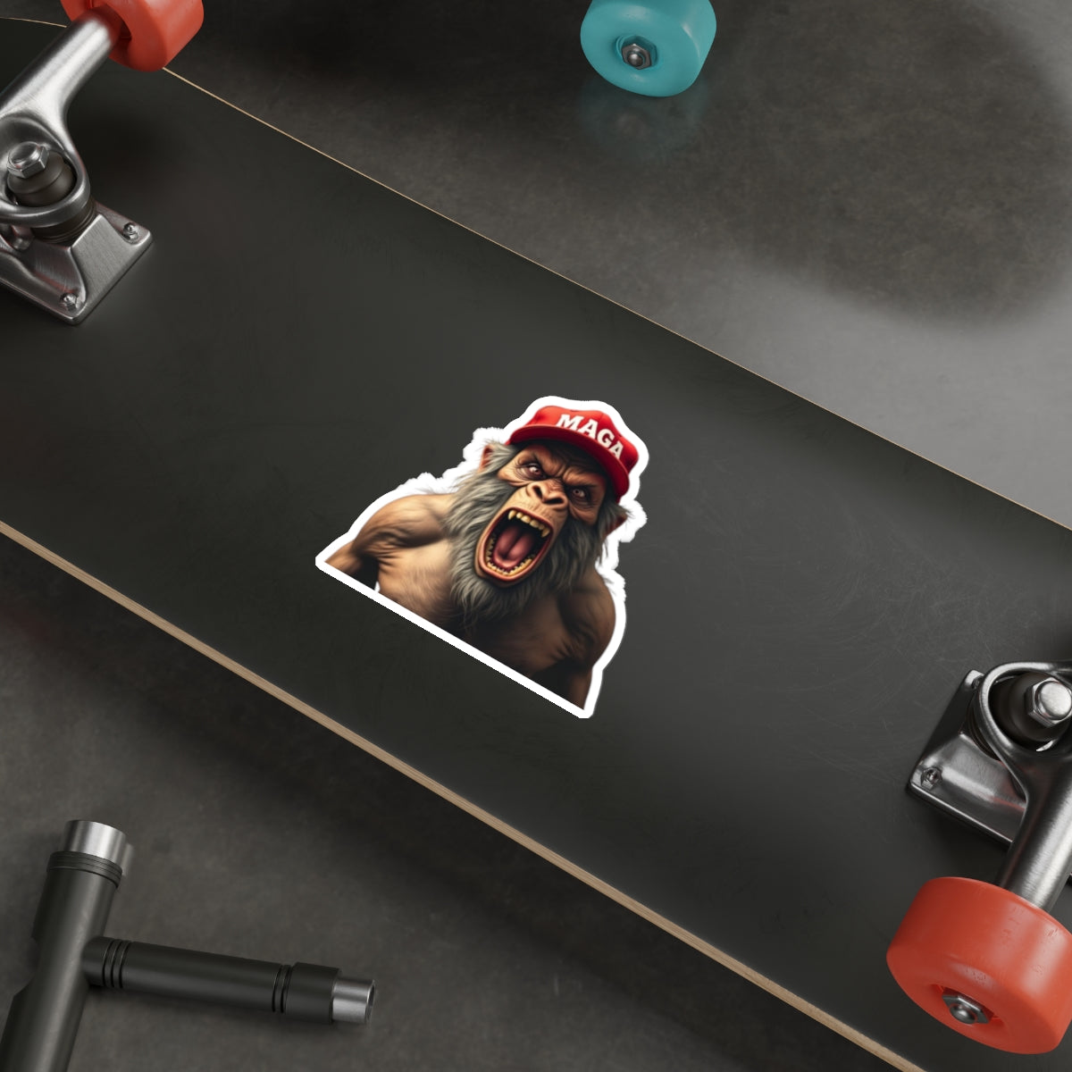 Die-Cut Stickers - Angry Troglodyte - EqualiTees.Me