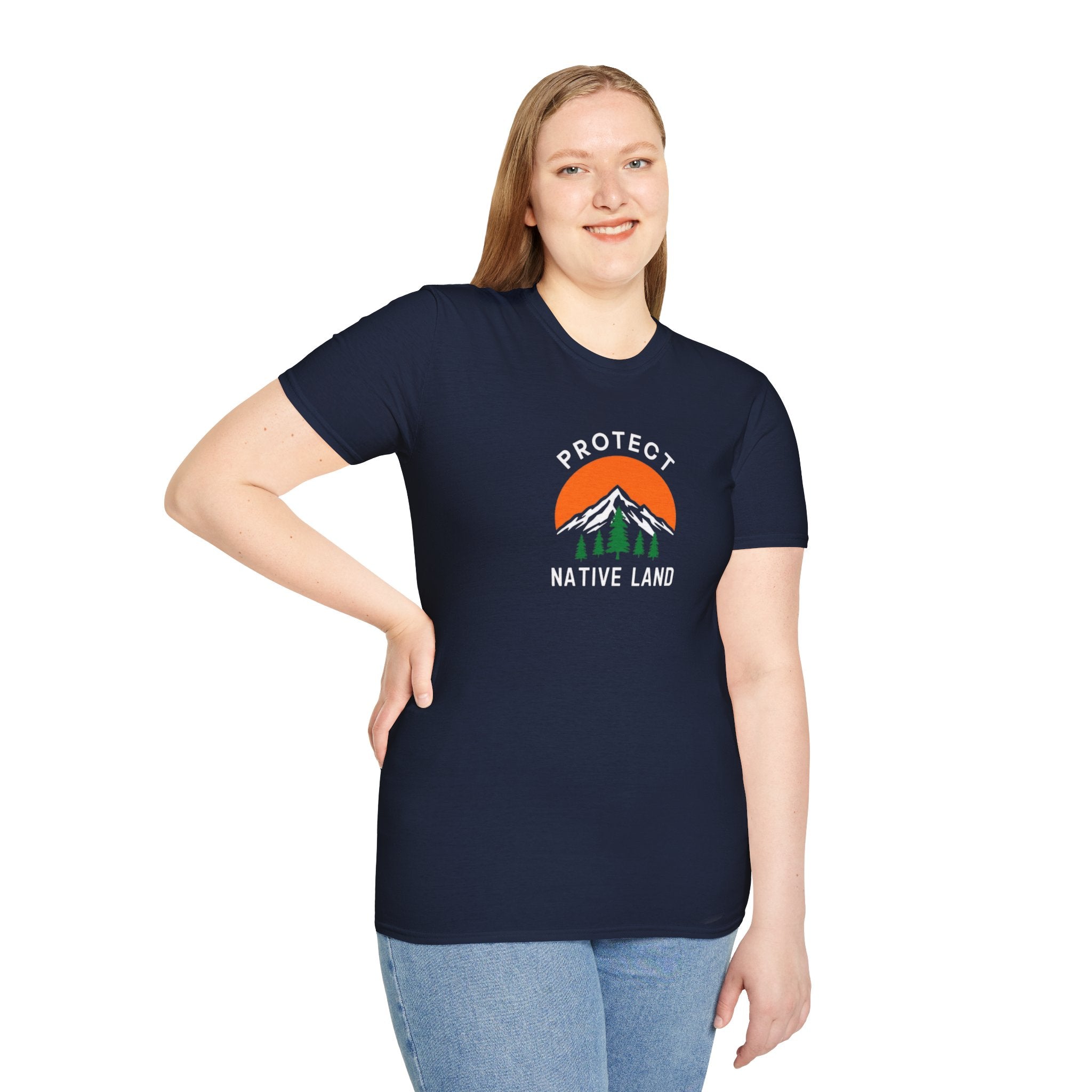 Protect Native Land Softstyle Unisex T-shirt