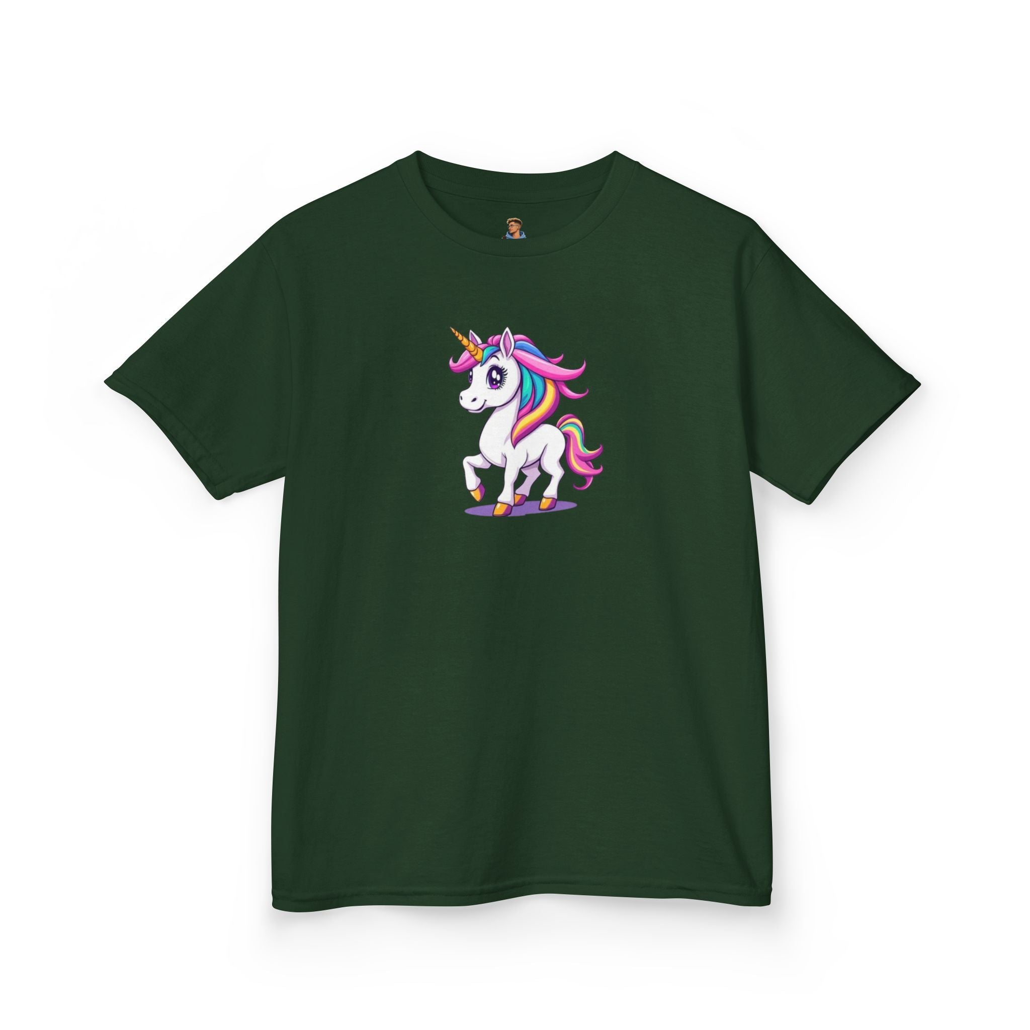 Camiseta de algodón pesado para niños Unicorn Kids