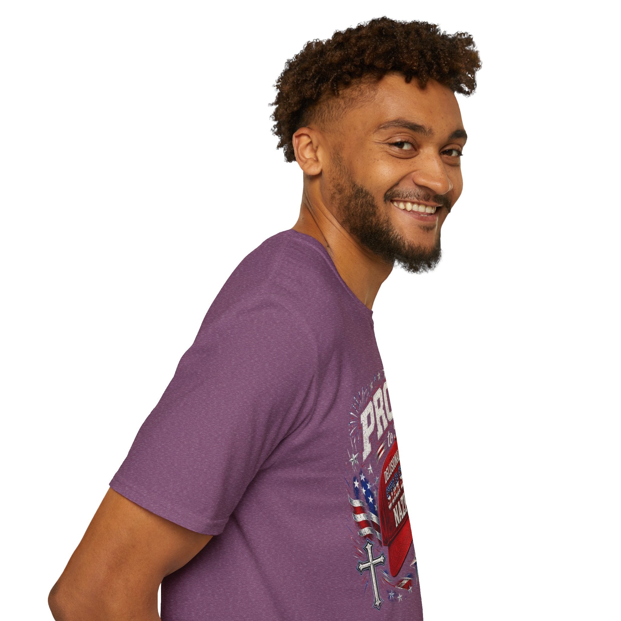 Star Spangled Awesome Graphic Tee ("Proud to Be Delusional Bootlicking Nazi Trash")