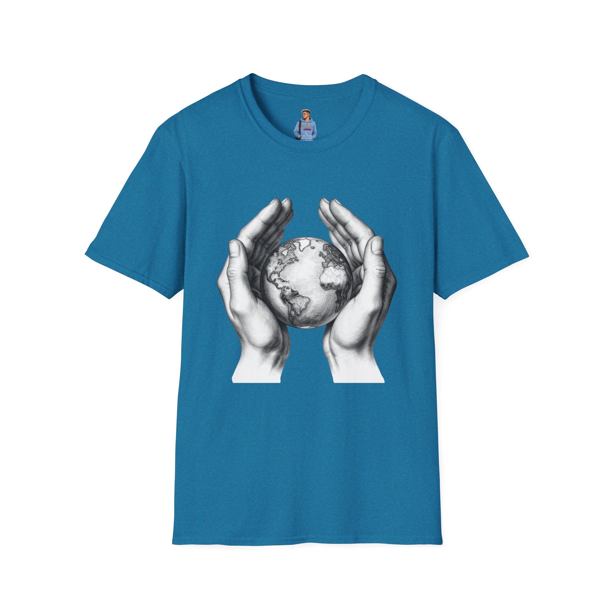 Earth in Your Hands T-Shirt — Protect the Planet Graphic Tee