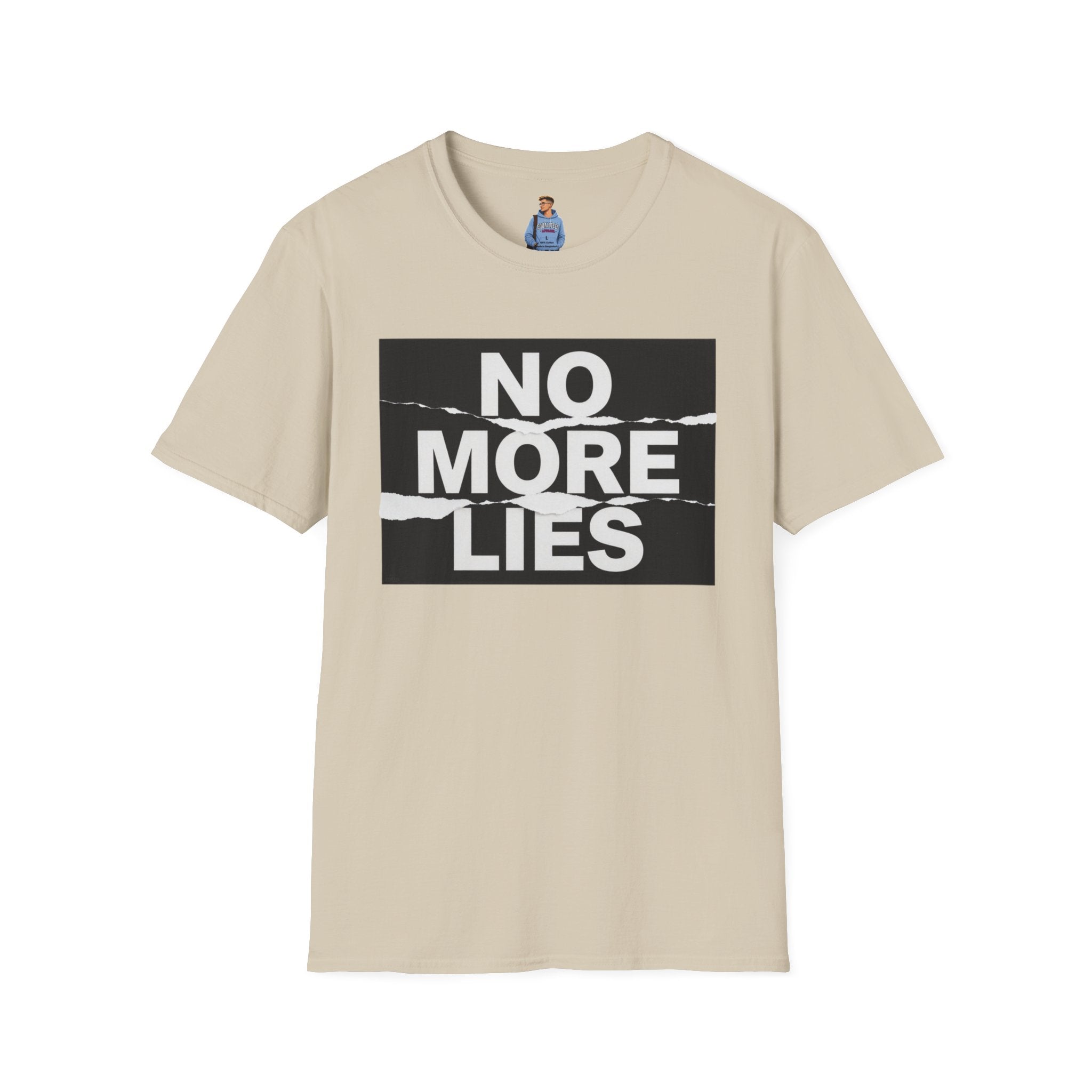 No More Lies T-Shirt — Bold Protest Graphic Tee