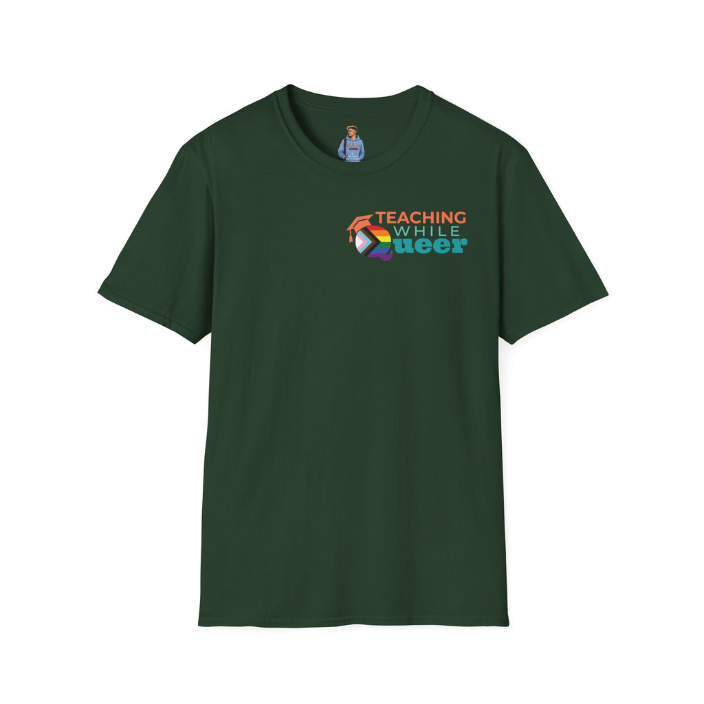 TWQ - Teaching While Queer Unisex Softstyle Logo T-shirt