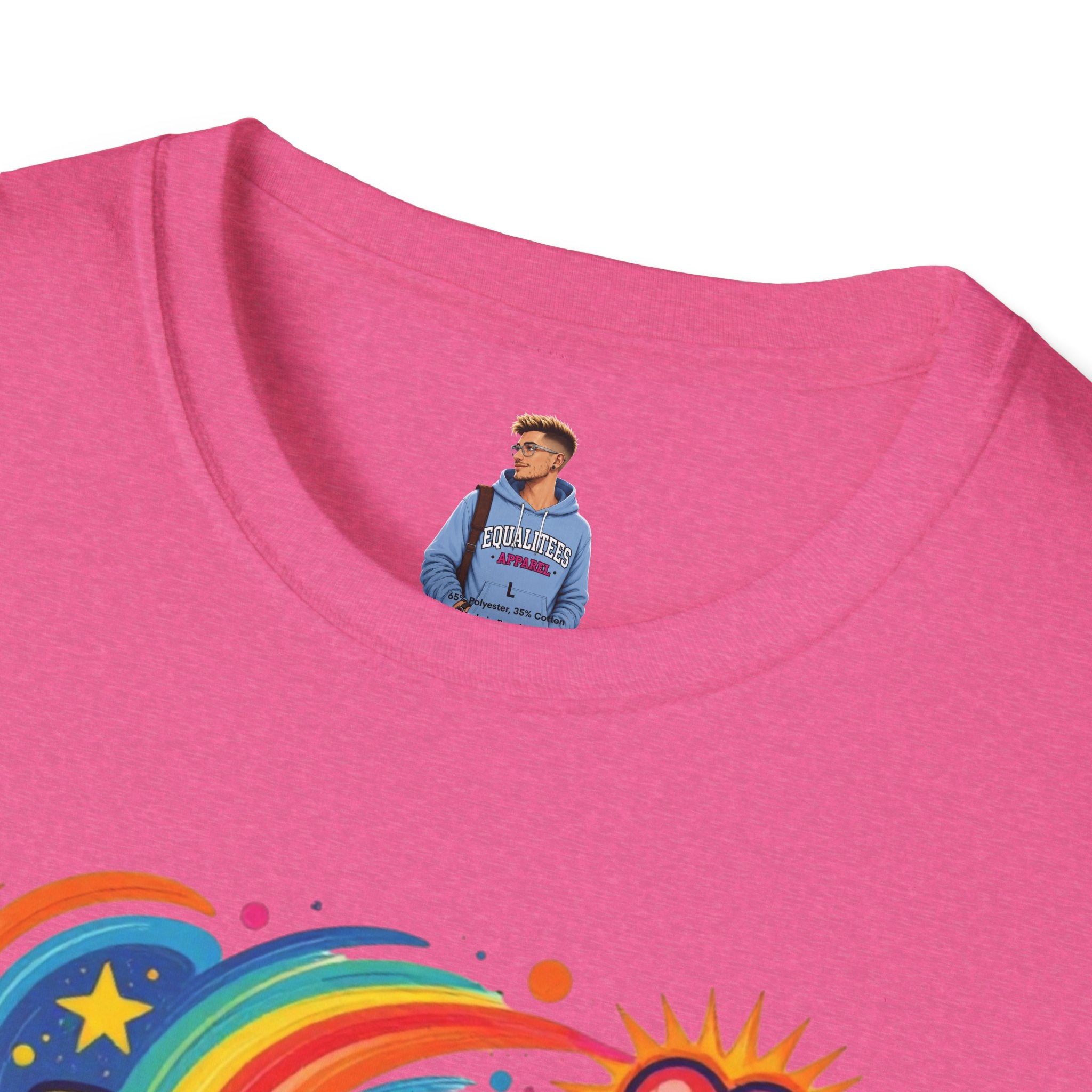 Love Is My Religion Retro Rainbow Graphic T-shirt