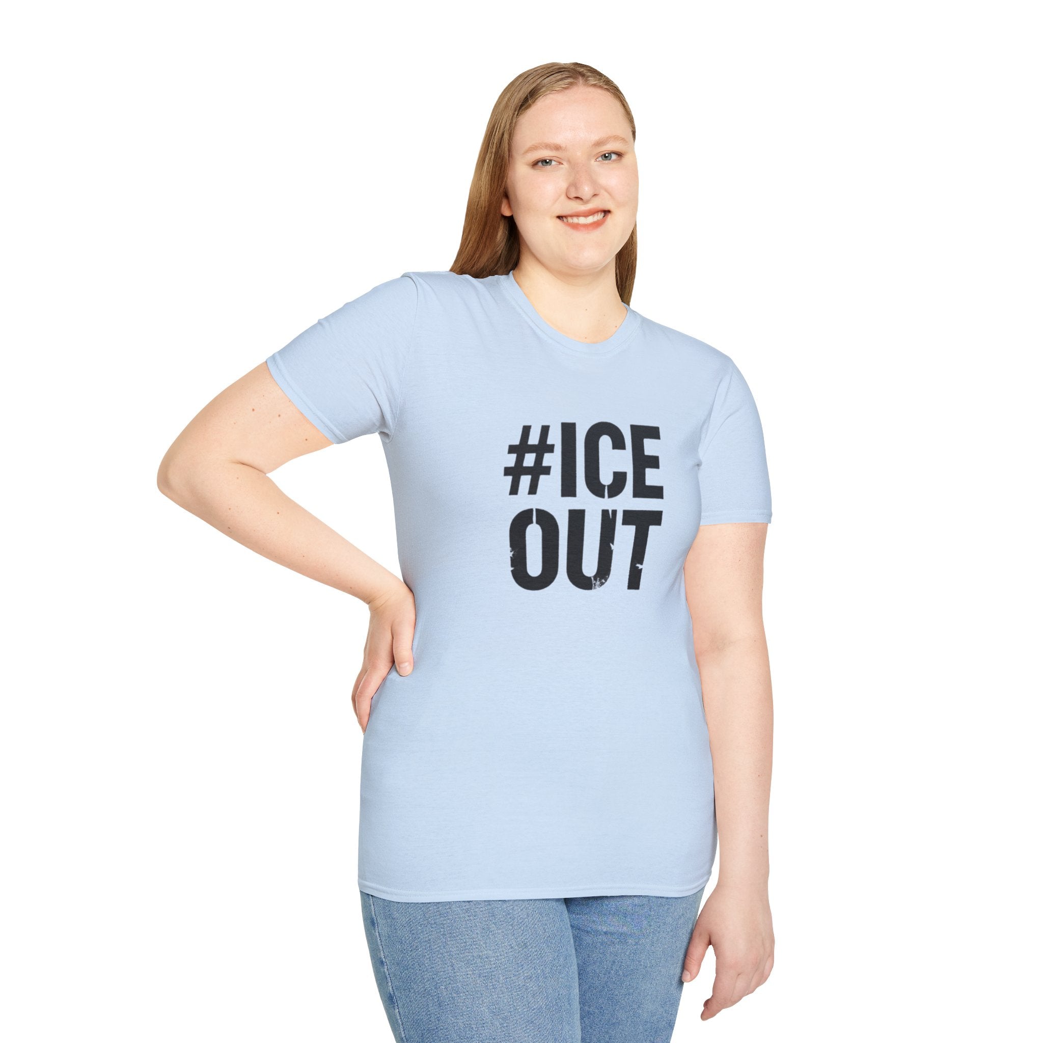 #ICE OUT Political Resistance T-Shirt