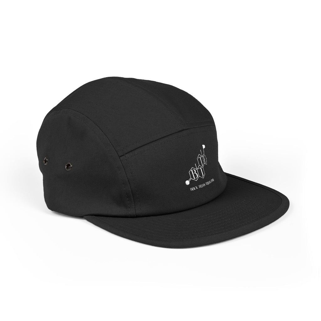 BTTF - Black Trans Travel Fund Embroidered Five-Panel Flat Rim Cap