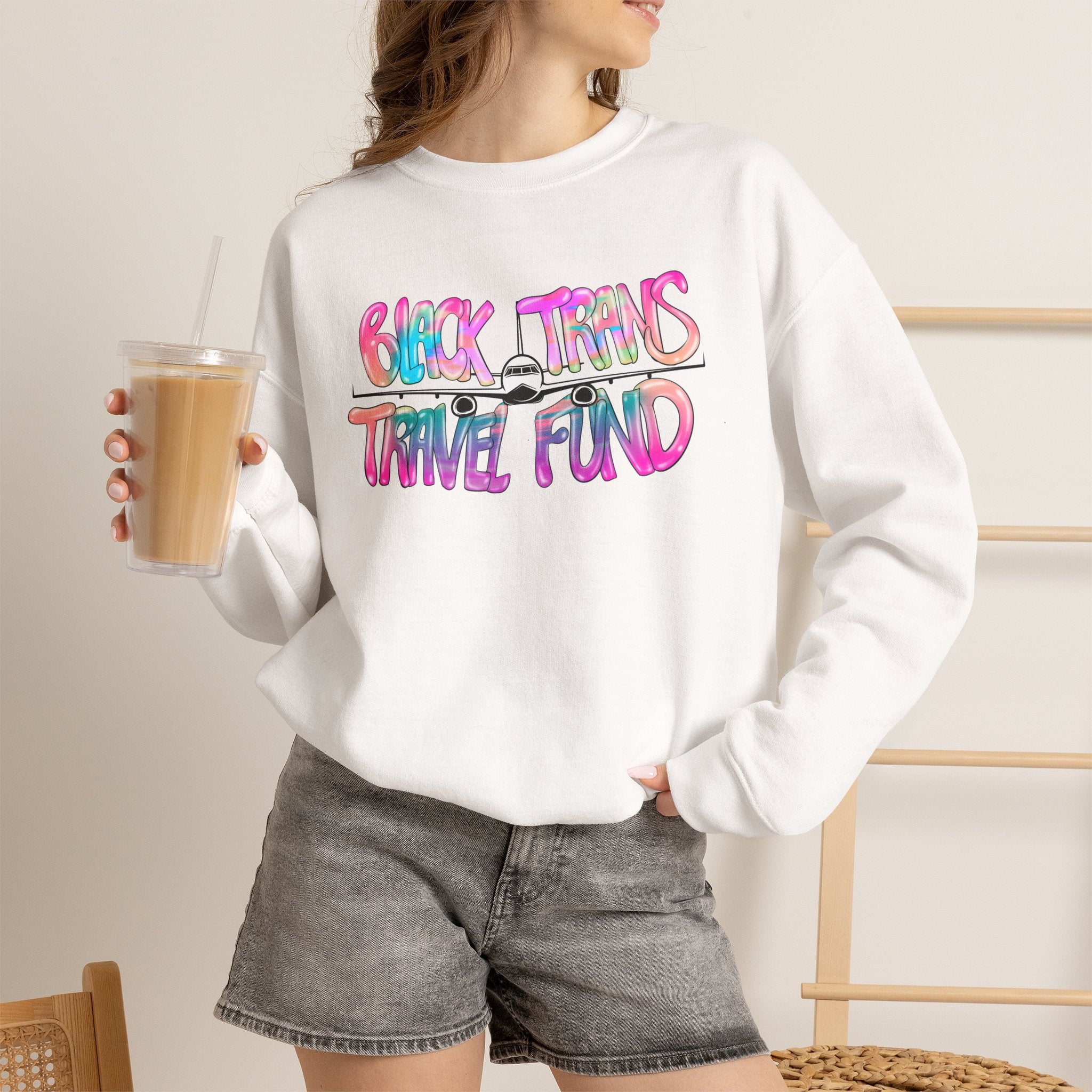 BTTF - Black Trans Travel Fund Unisex Crewneck Sweatshirt