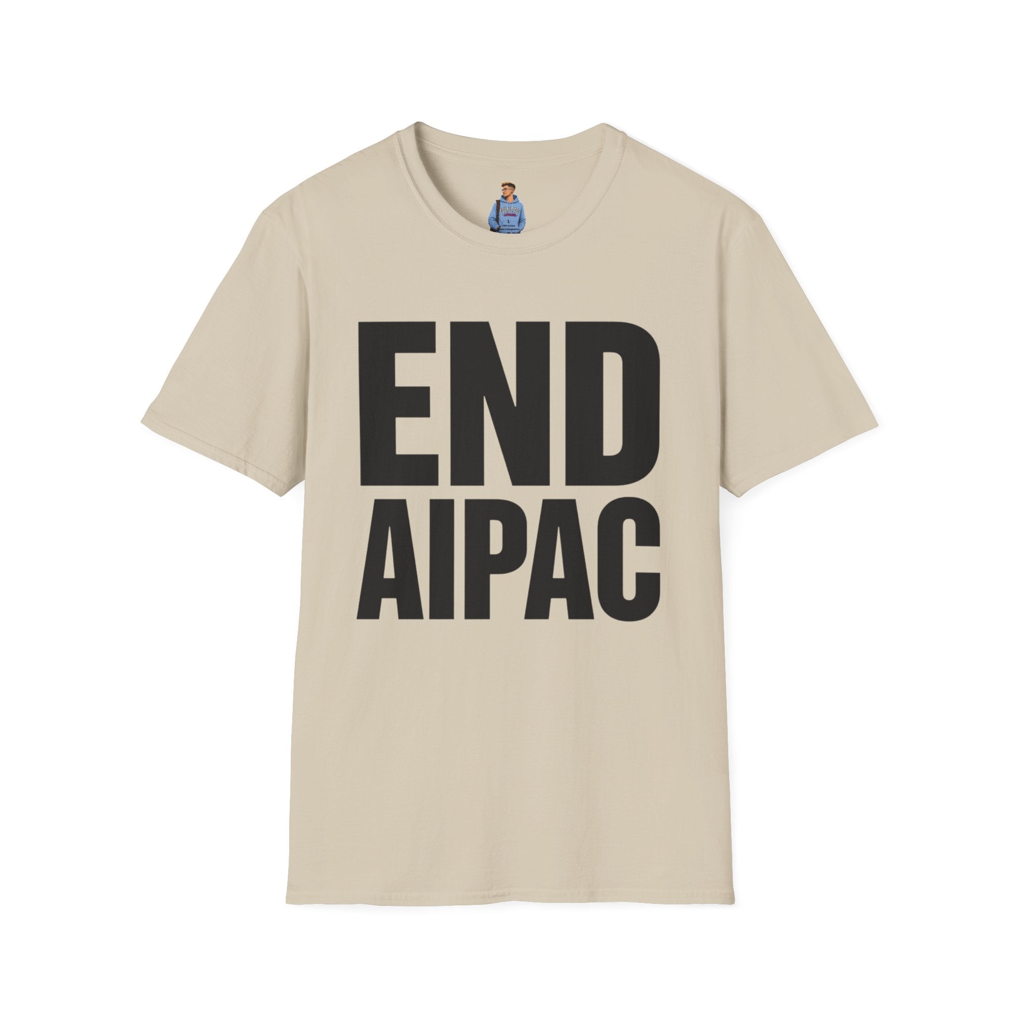 END AIPAC Bold Protest T-Shirt