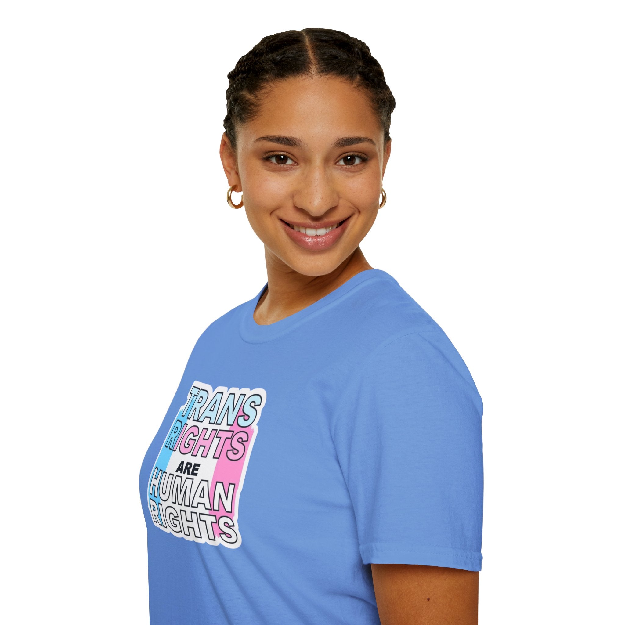 Trans Rights Unisex Softstyle T-Shirt - Support Equality & Trans Rights