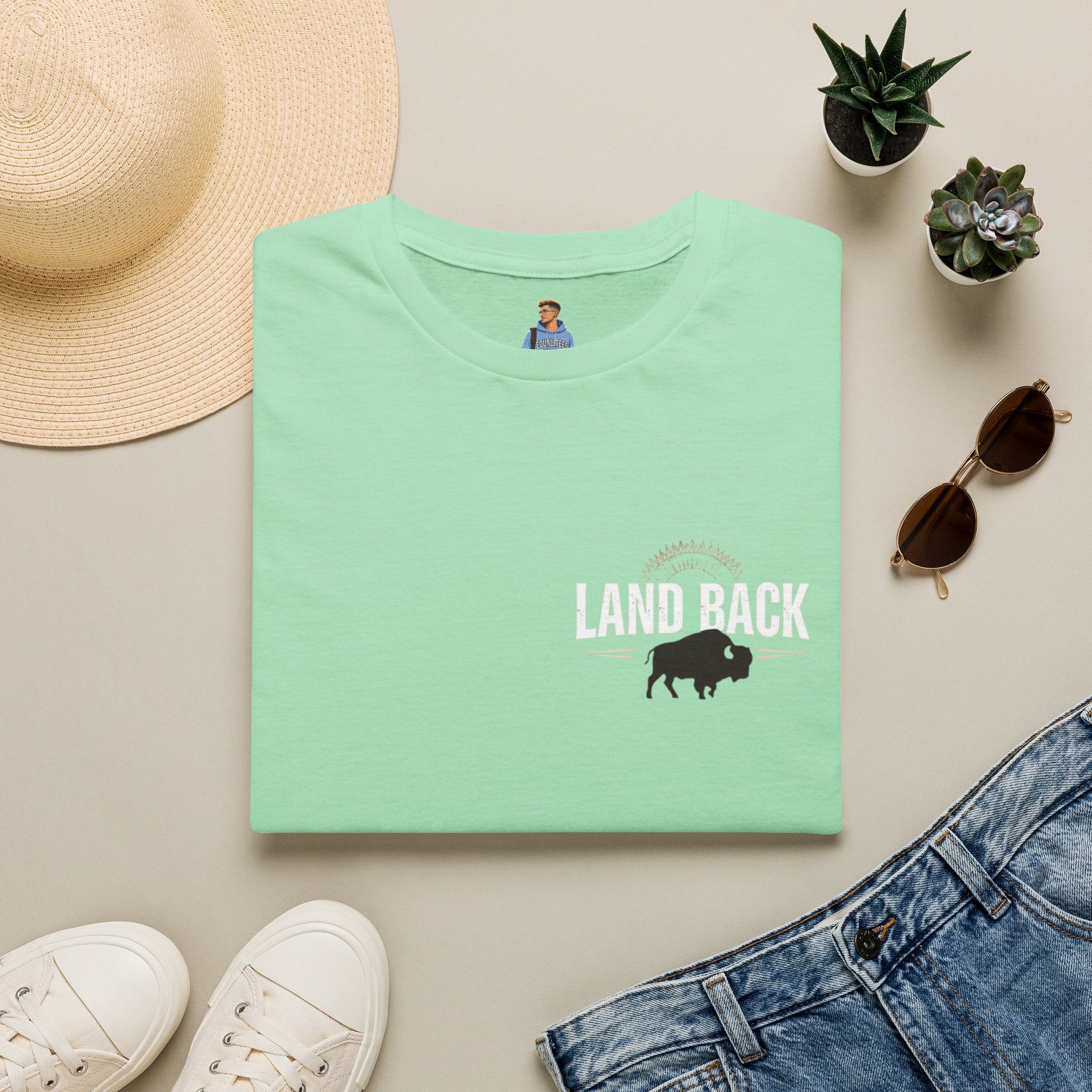 'Land Back' Unisex Softstyle T-shirt