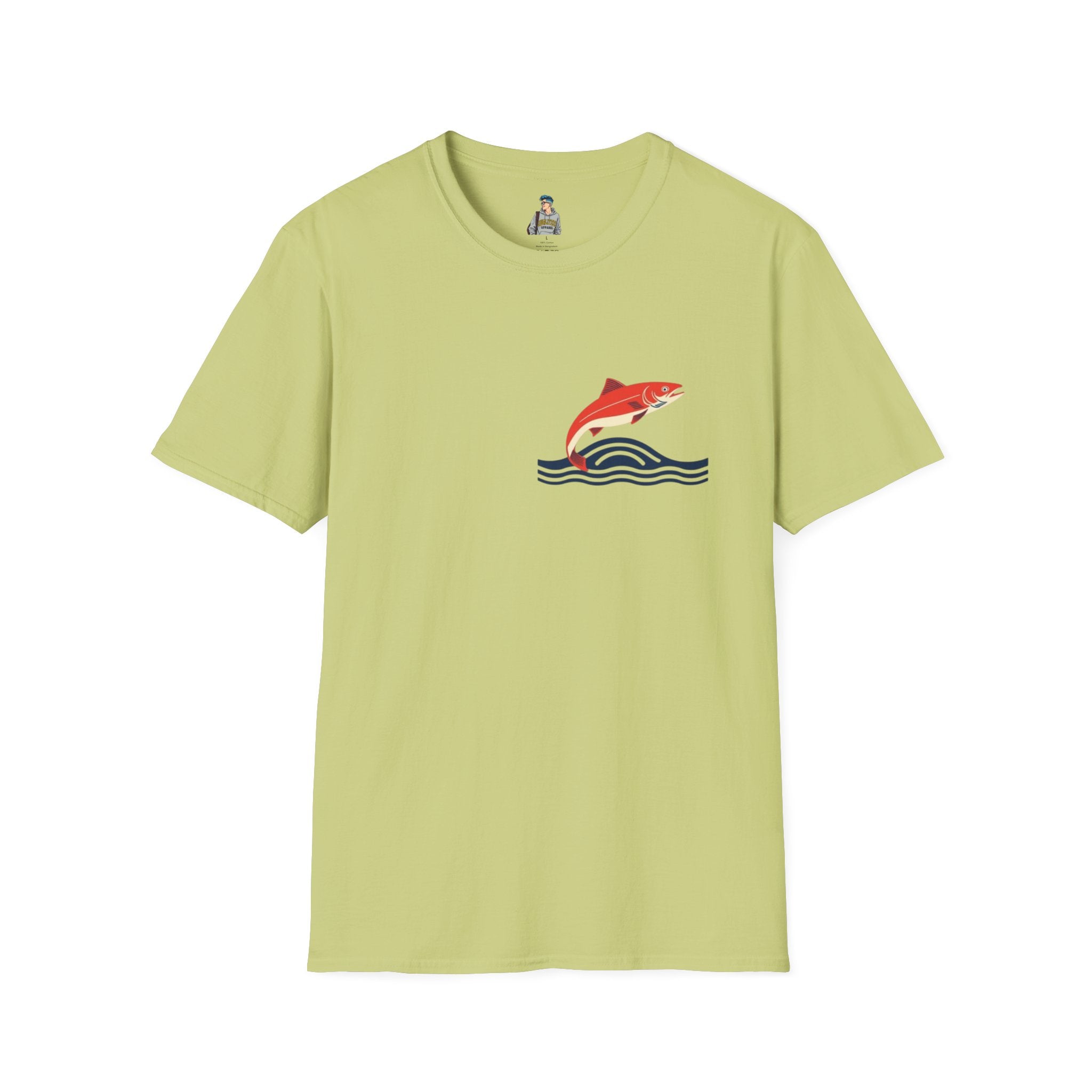 Jumping Salmon Native Pride Softstyle Unisex T-shirt