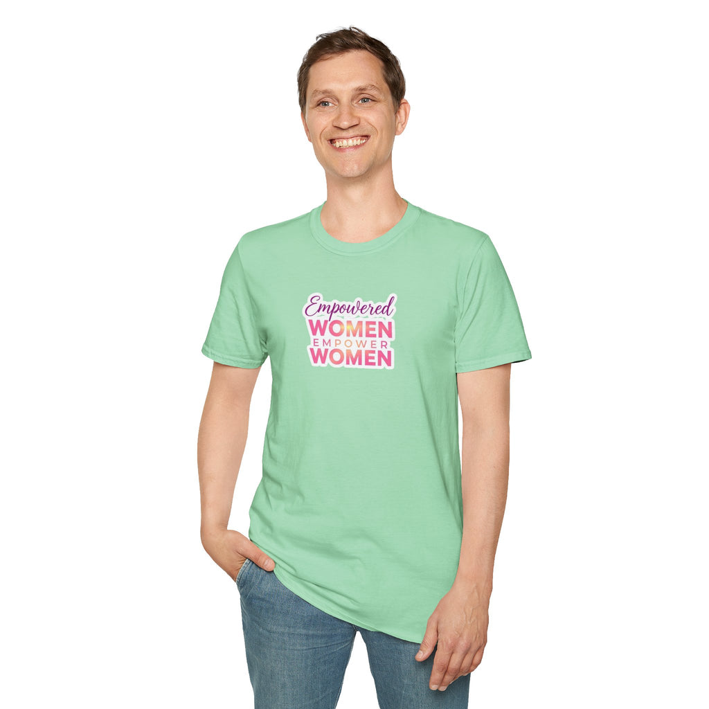 Empowered Women T-Shirt | Unisex Softstyle Tee for Women’s Empowerment