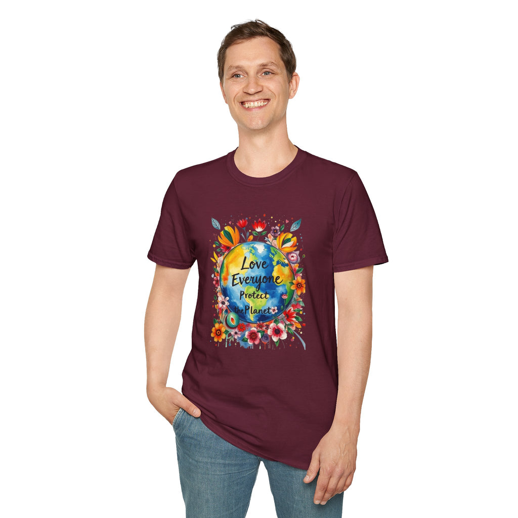 Love Everyone Protect The Planet T-Shirt