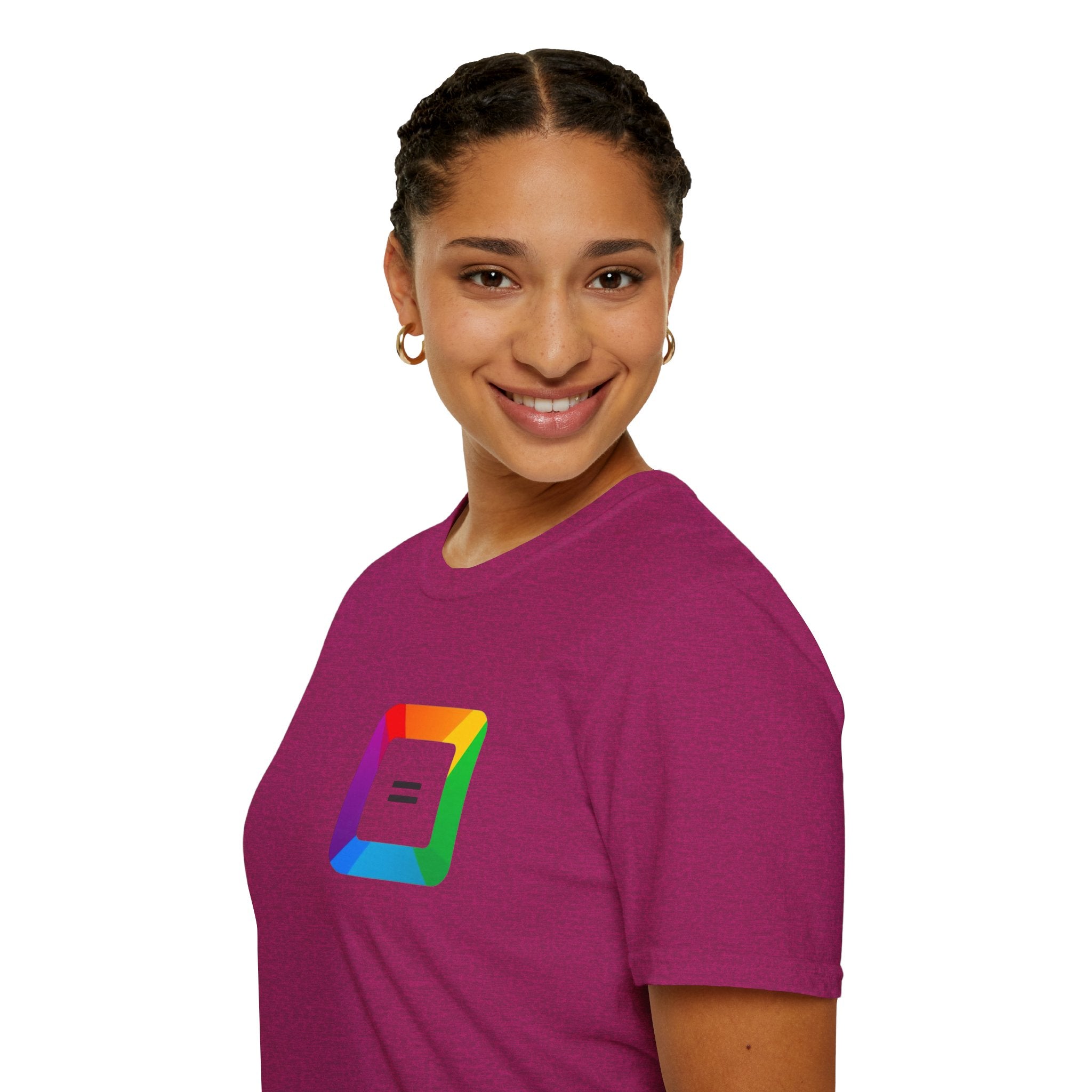 Pride-Theme Unisex Softstyle T-Shirt - "True freedom is Equality for ALL"