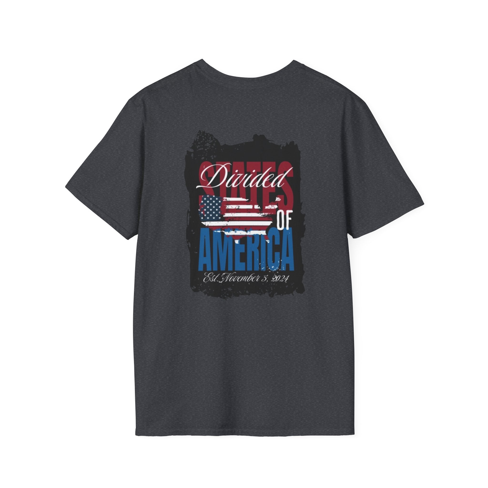 Divided States of America Graphic Tee Softstyle Unisex T-Shirt