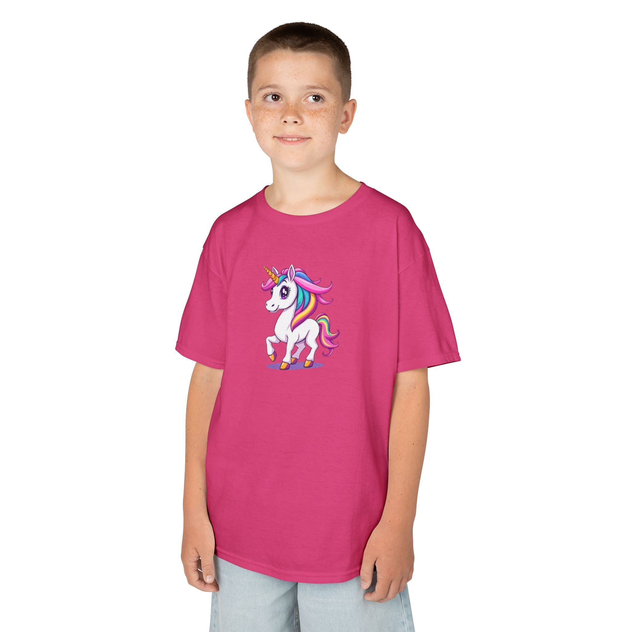 Camiseta de algodón pesado para niños Unicorn Kids